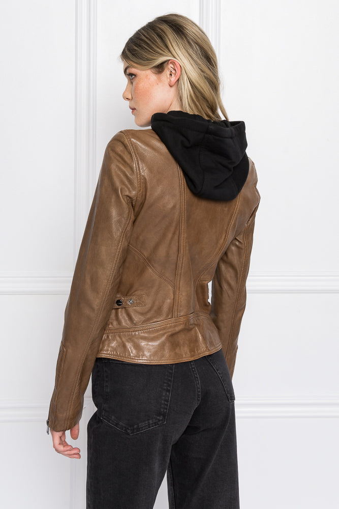 ARLETTE | Leather Biker Jacket