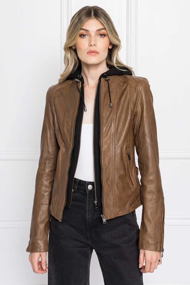 ARLETTE | Leather Biker Jacket