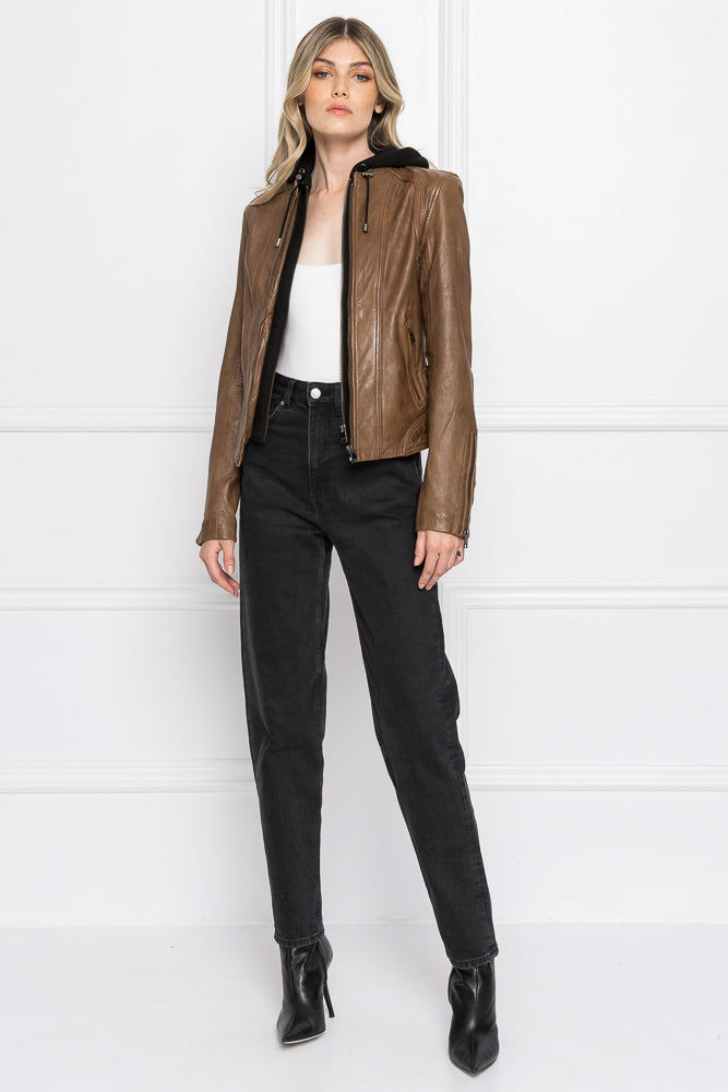 ARLETTE | Leather Biker Jacket