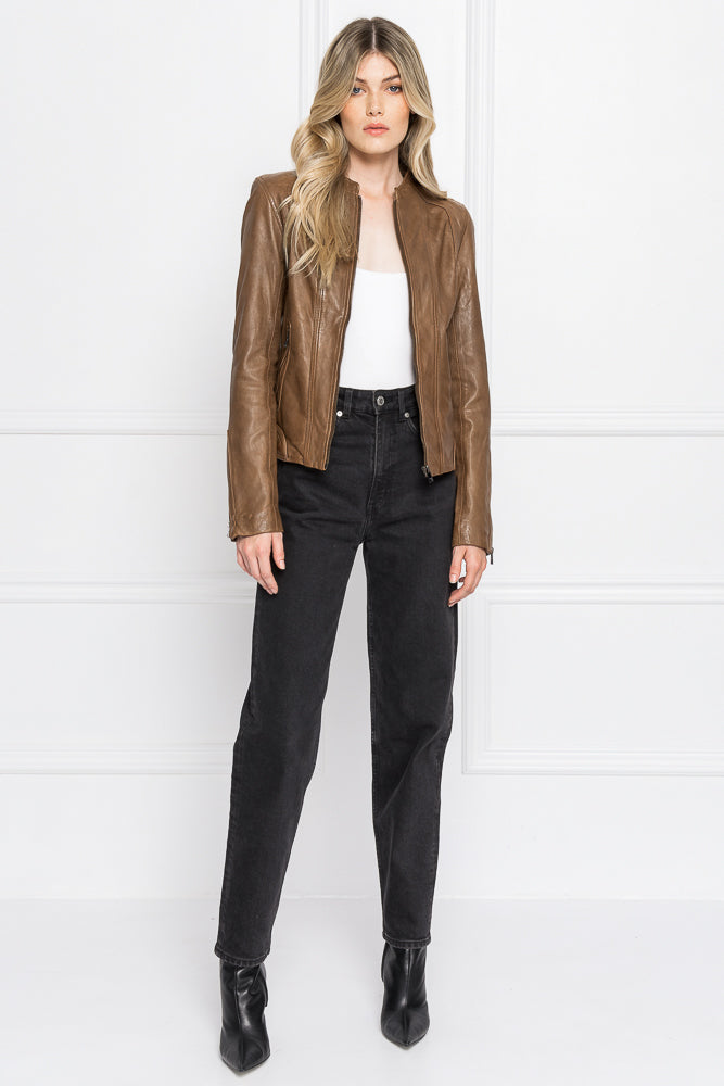 ARLETTE | Leather Biker Jacket