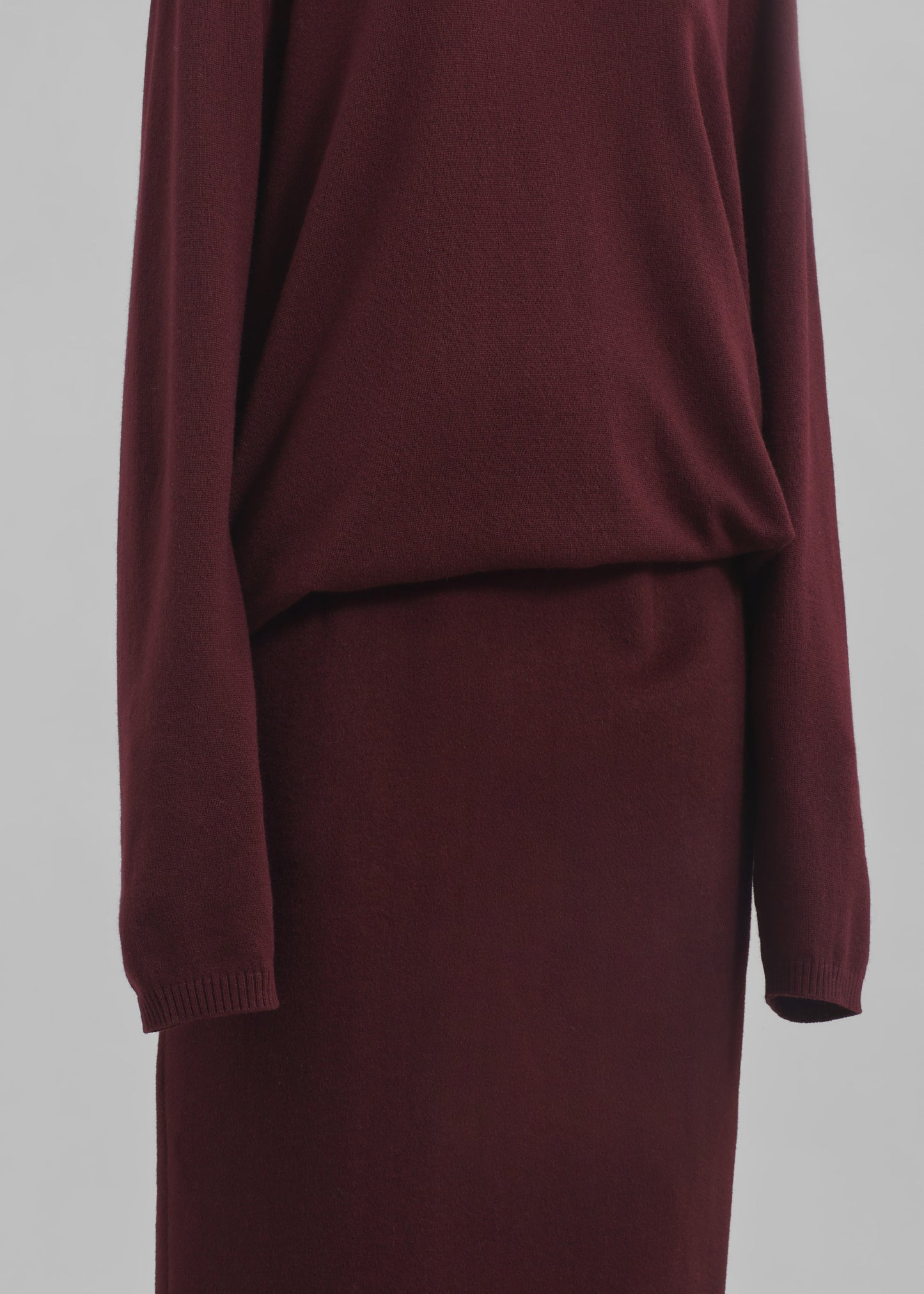 Arley Midi Skirt - Burgundy