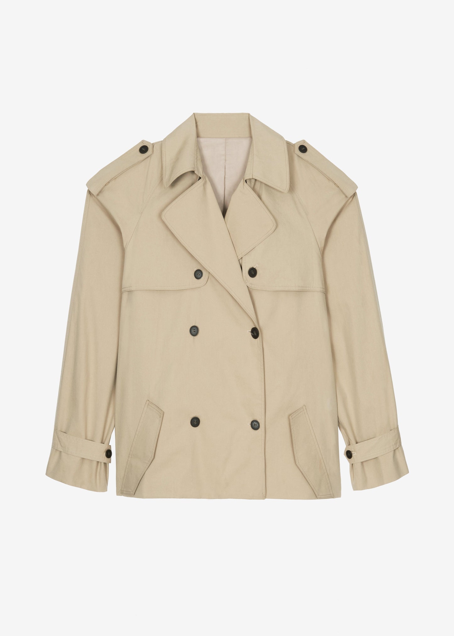 Arlington Short Trench - Beige