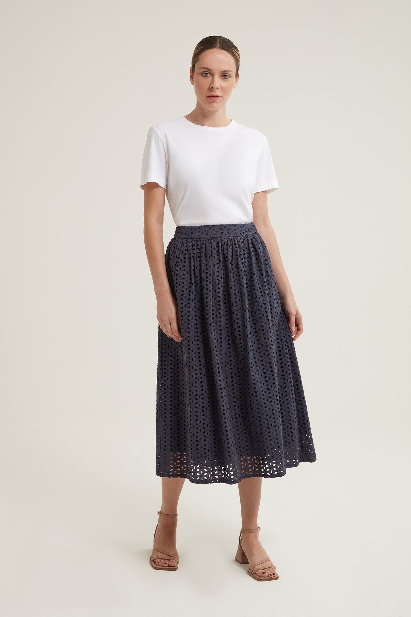 Audra Broderie Skirt