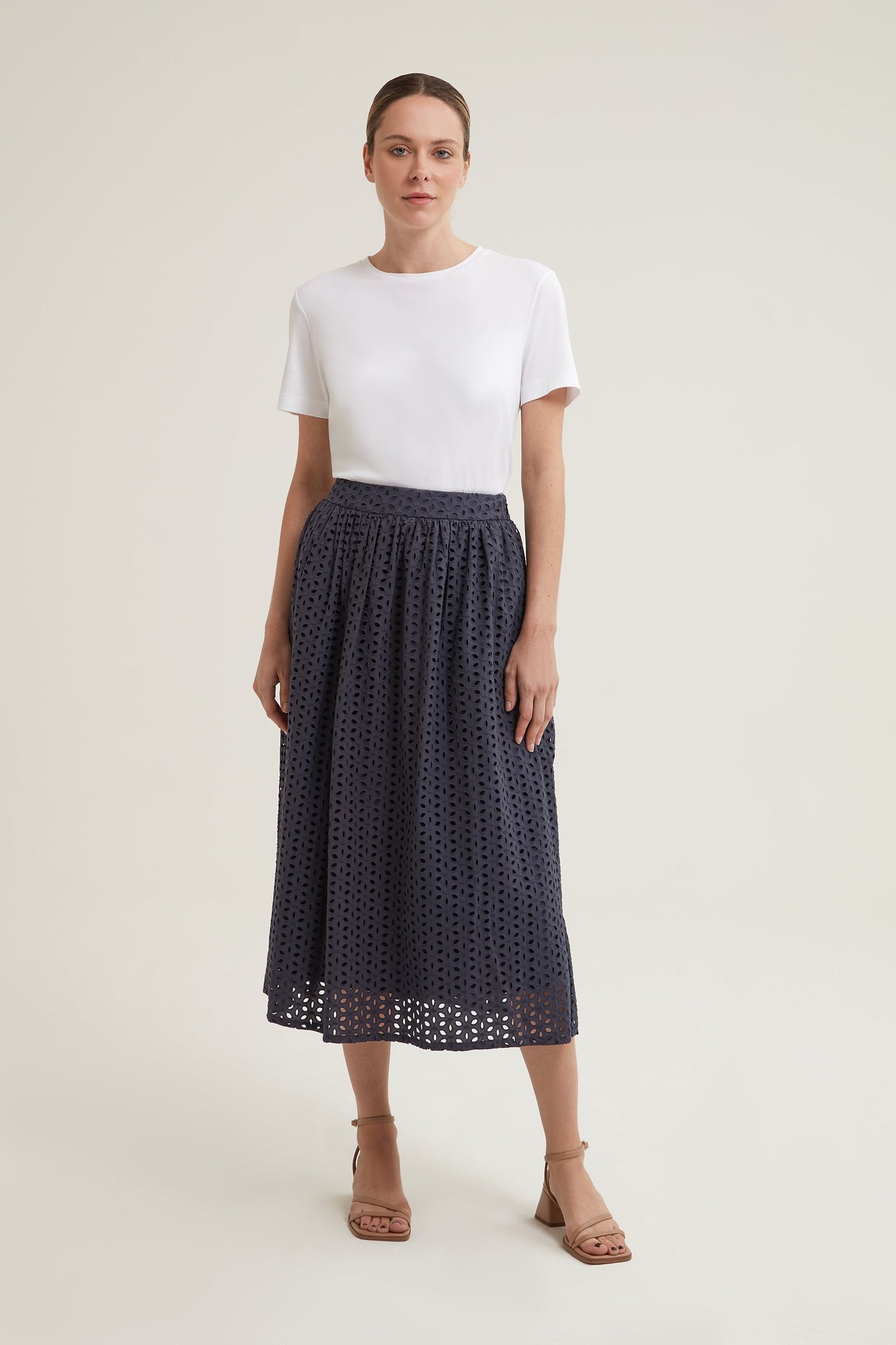 Audra Broderie Skirt