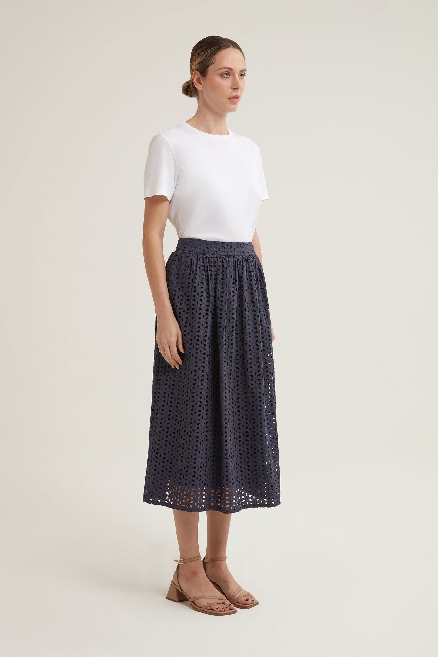 Audra Broderie Skirt