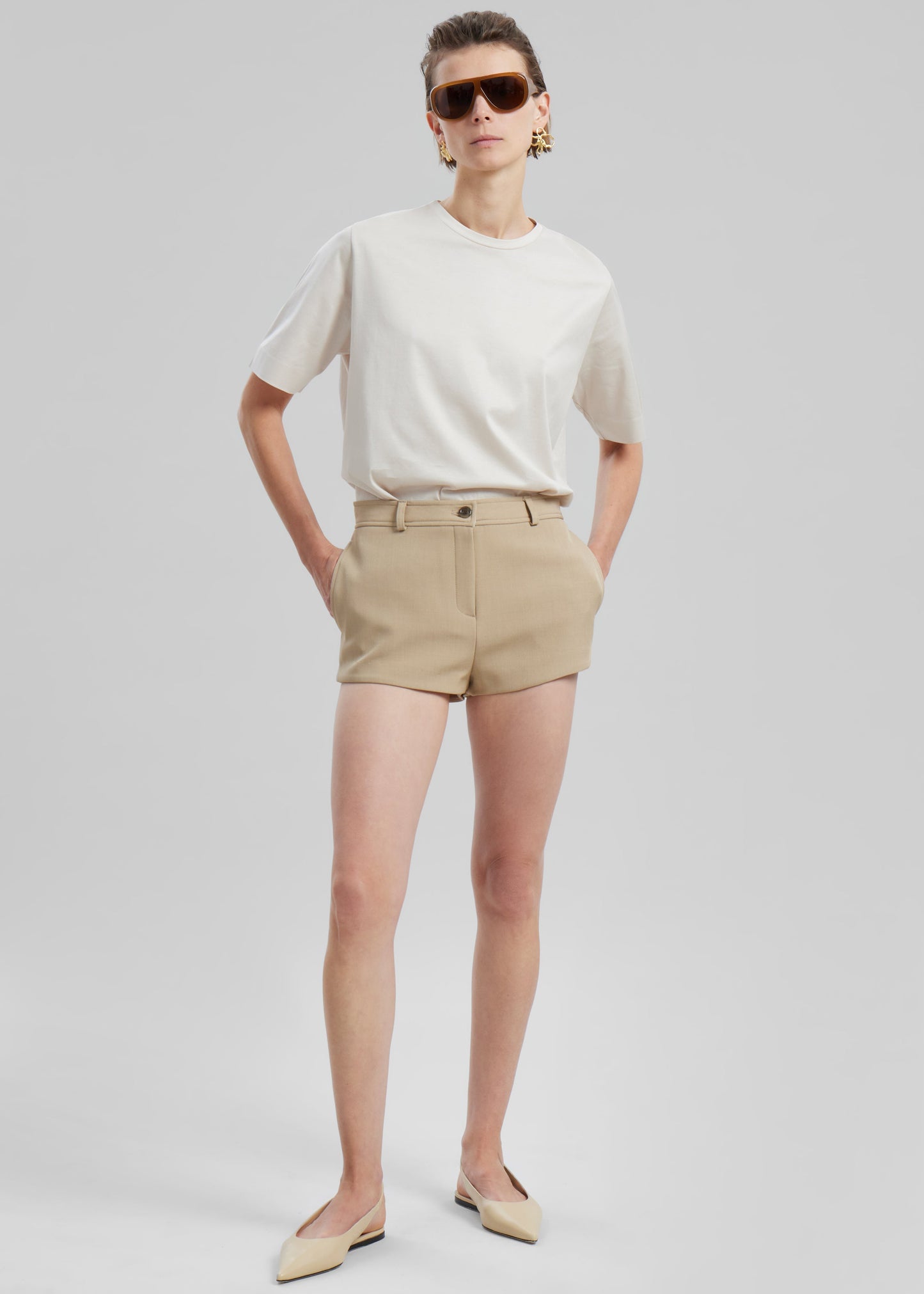 Banks Hot Pants - Beige