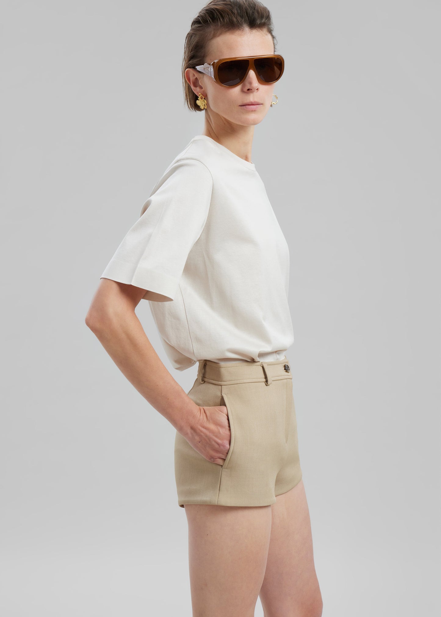 Banks Hot Pants - Beige