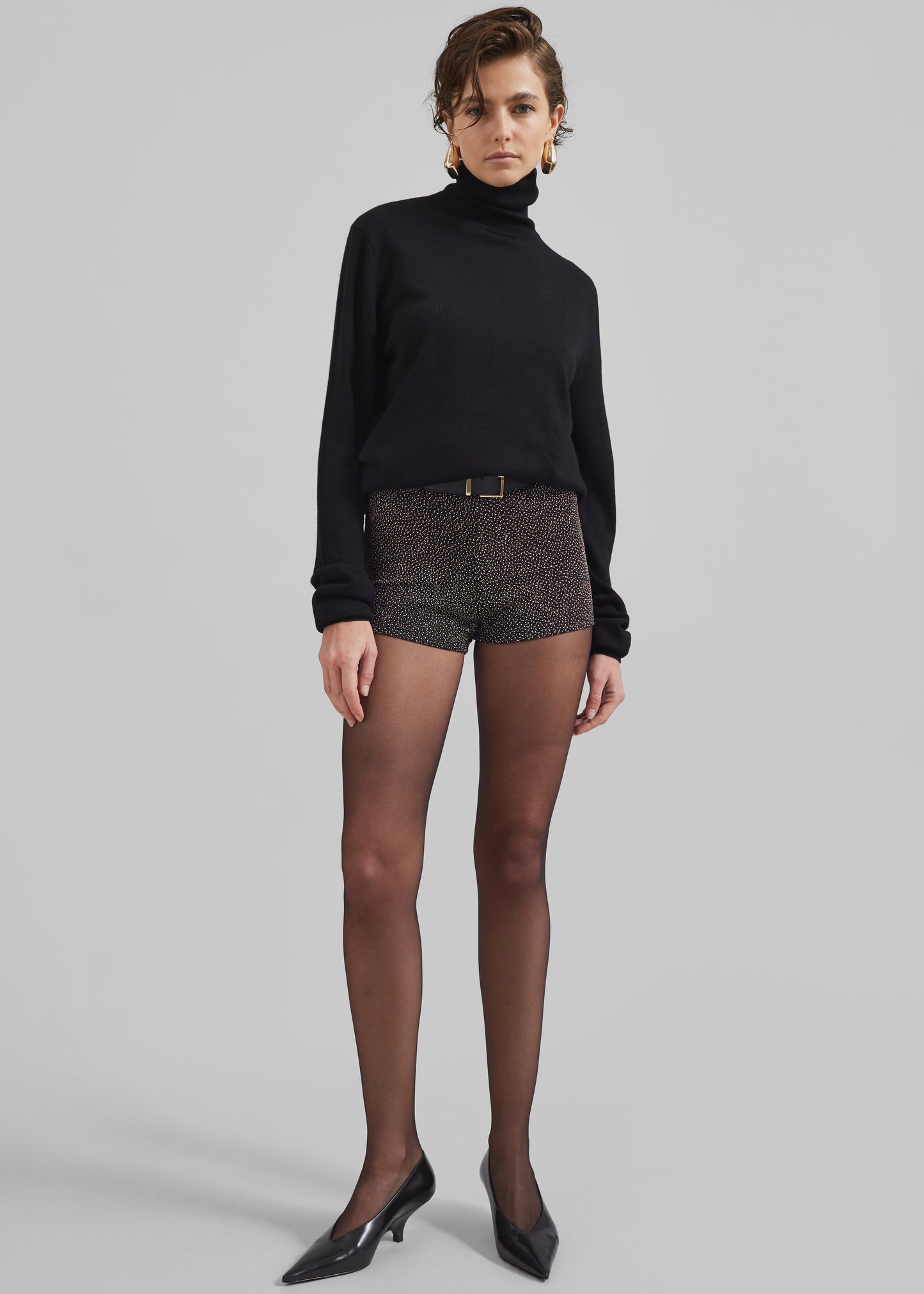 Beaufille Nikos Shorts - Black/Gold