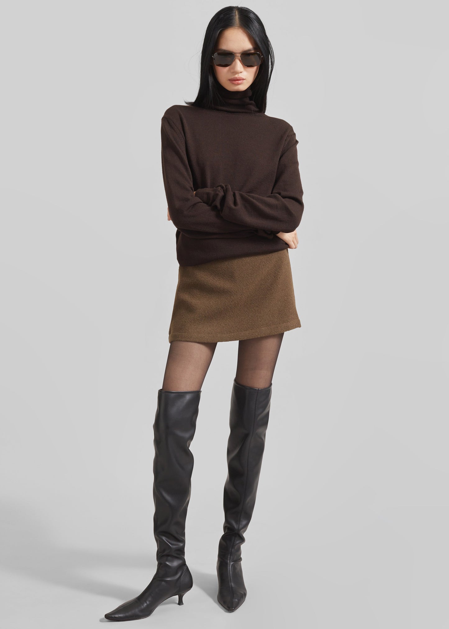 Belsay Skort - Khaki Brown