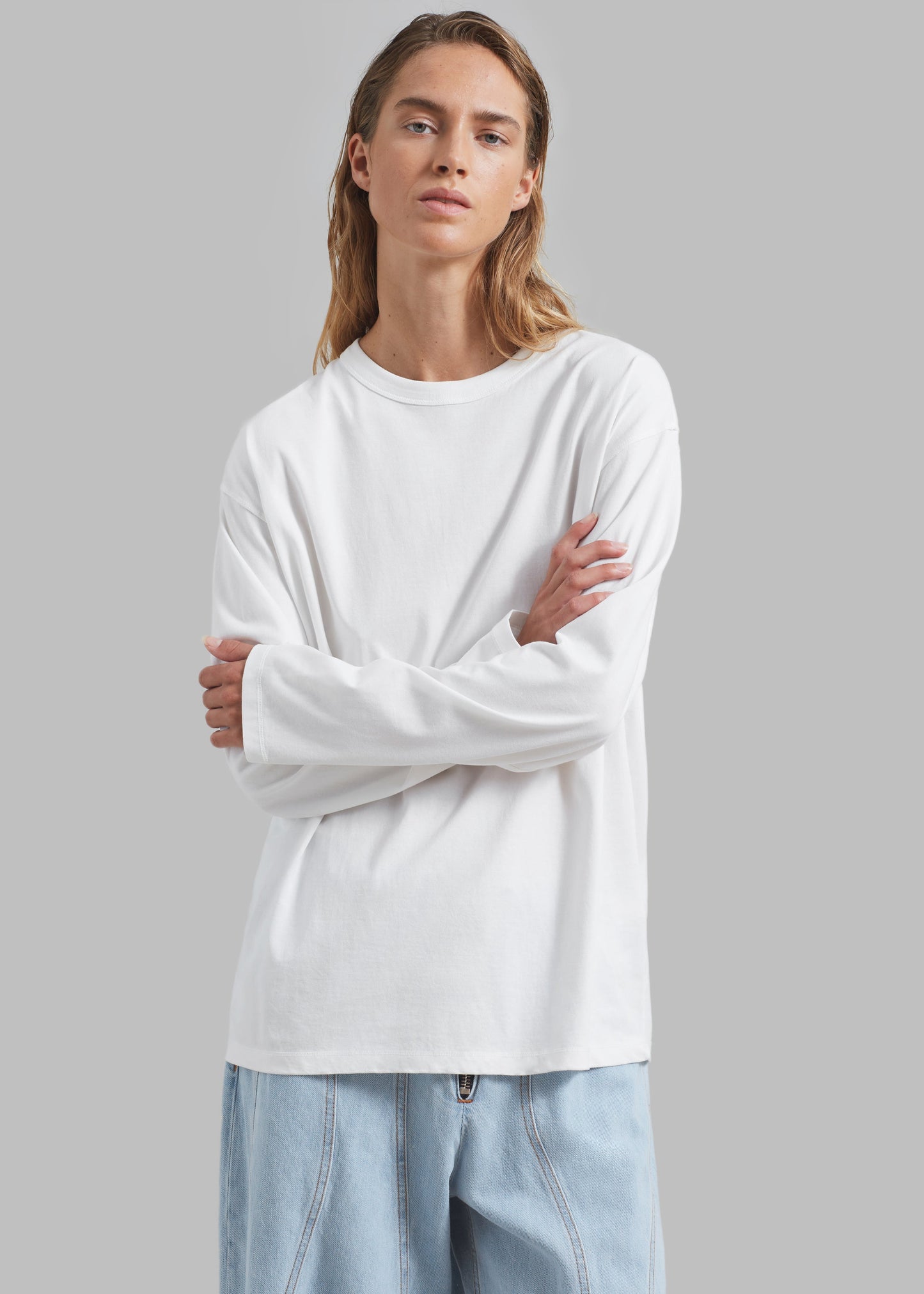 Bennett Long Sleeves Tee - Ivory