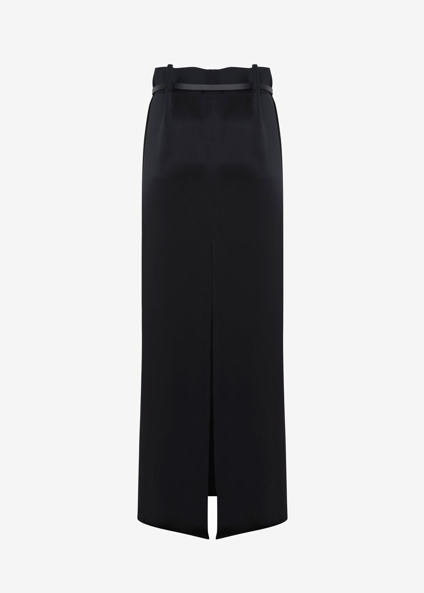 Bevza Rectangular Long Skirt - Black