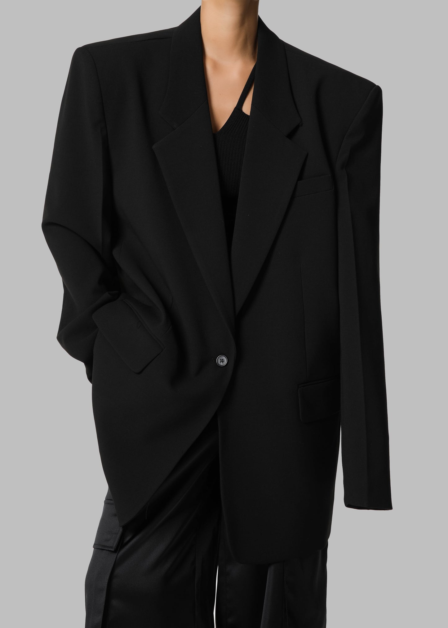 Billie Oversized Blazer - Black