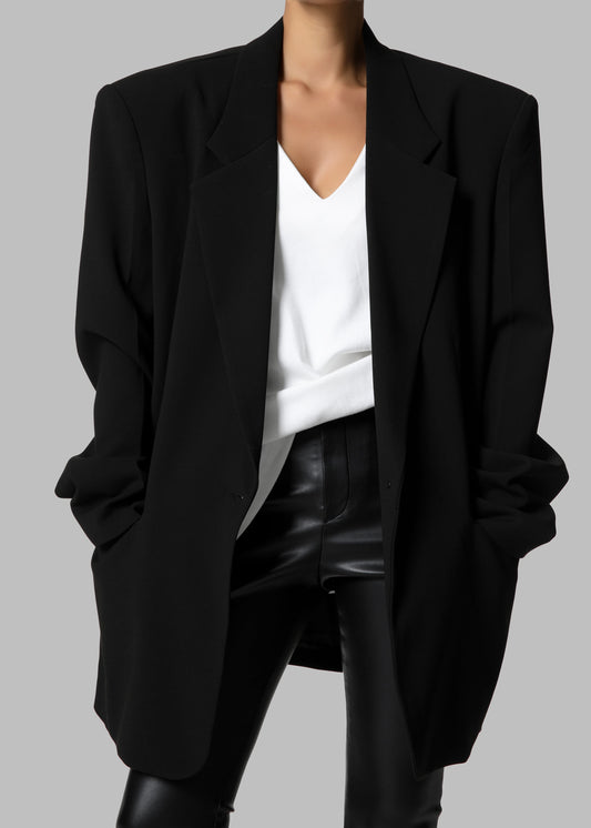 Billie Oversized Blazer - Black