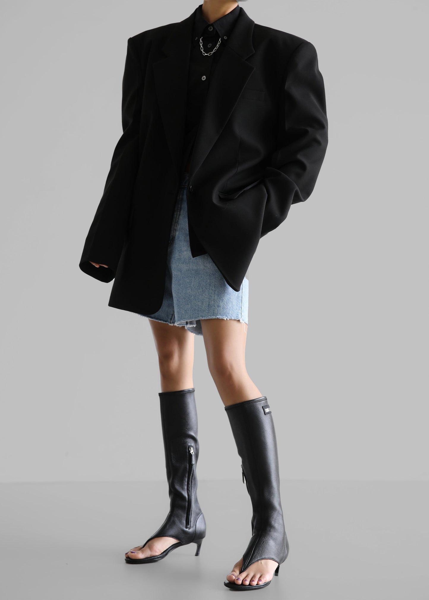 Billie Oversized Blazer - Black