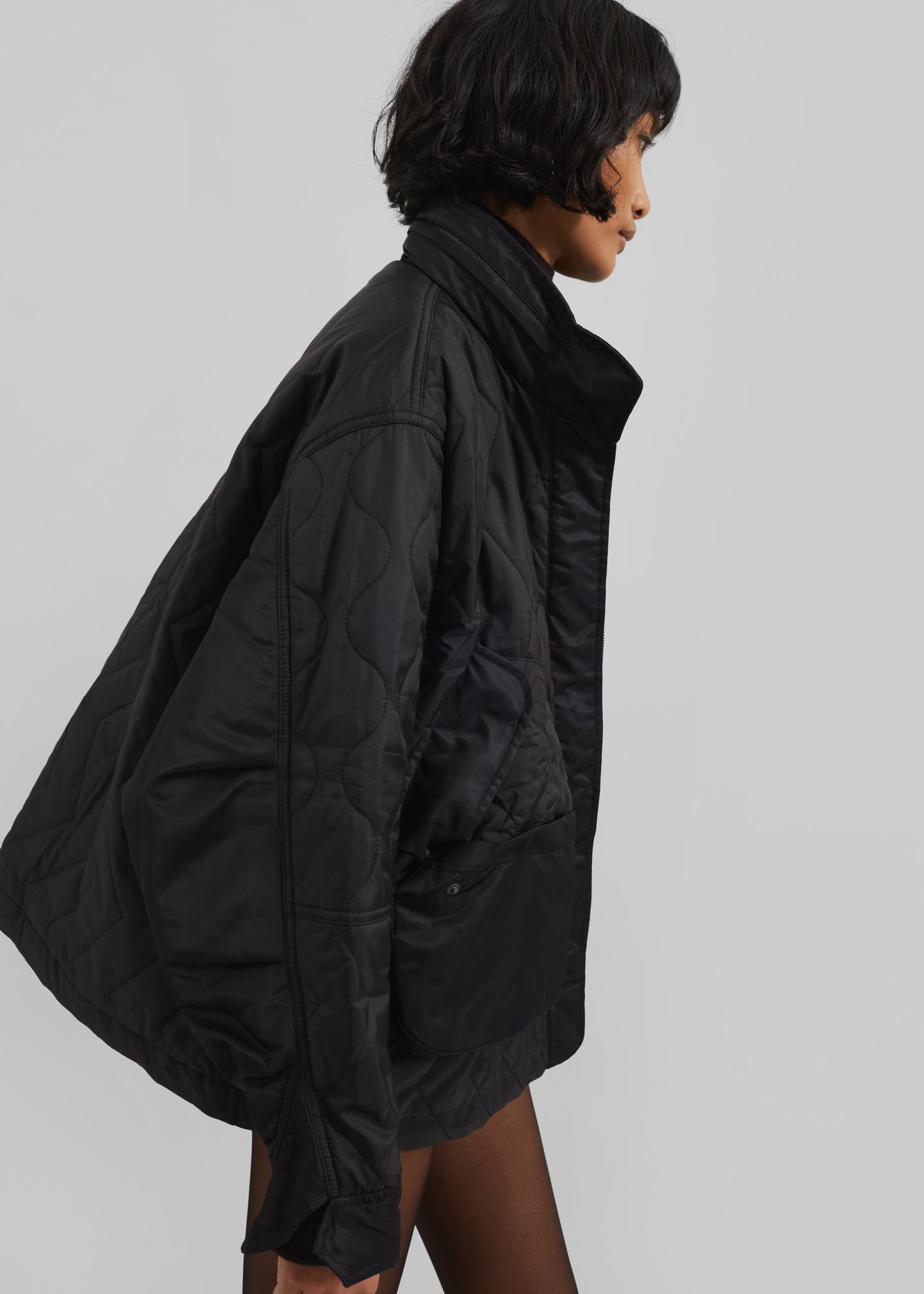 Birka Quilted Jacket - Black