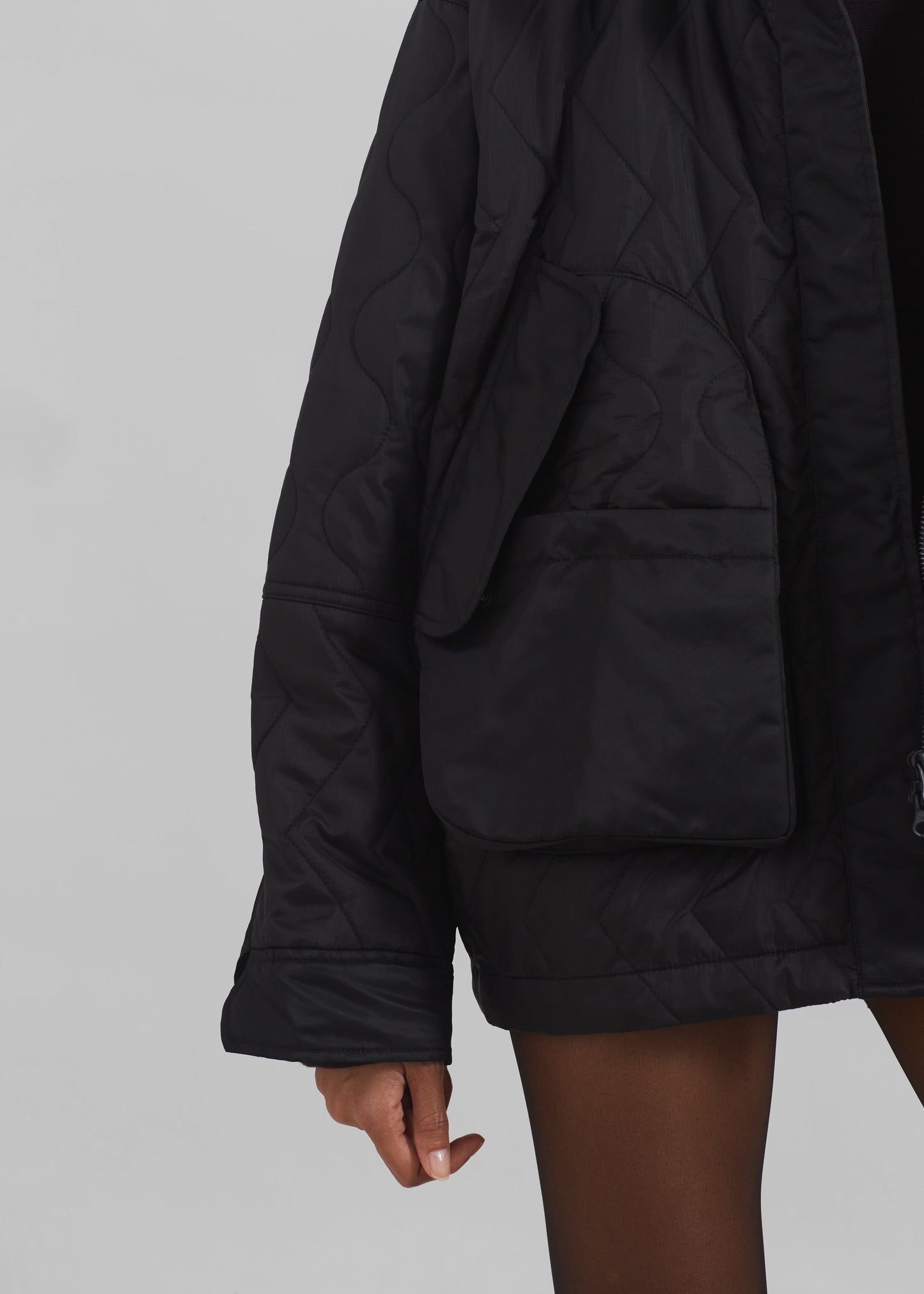 Birka Quilted Jacket - Black