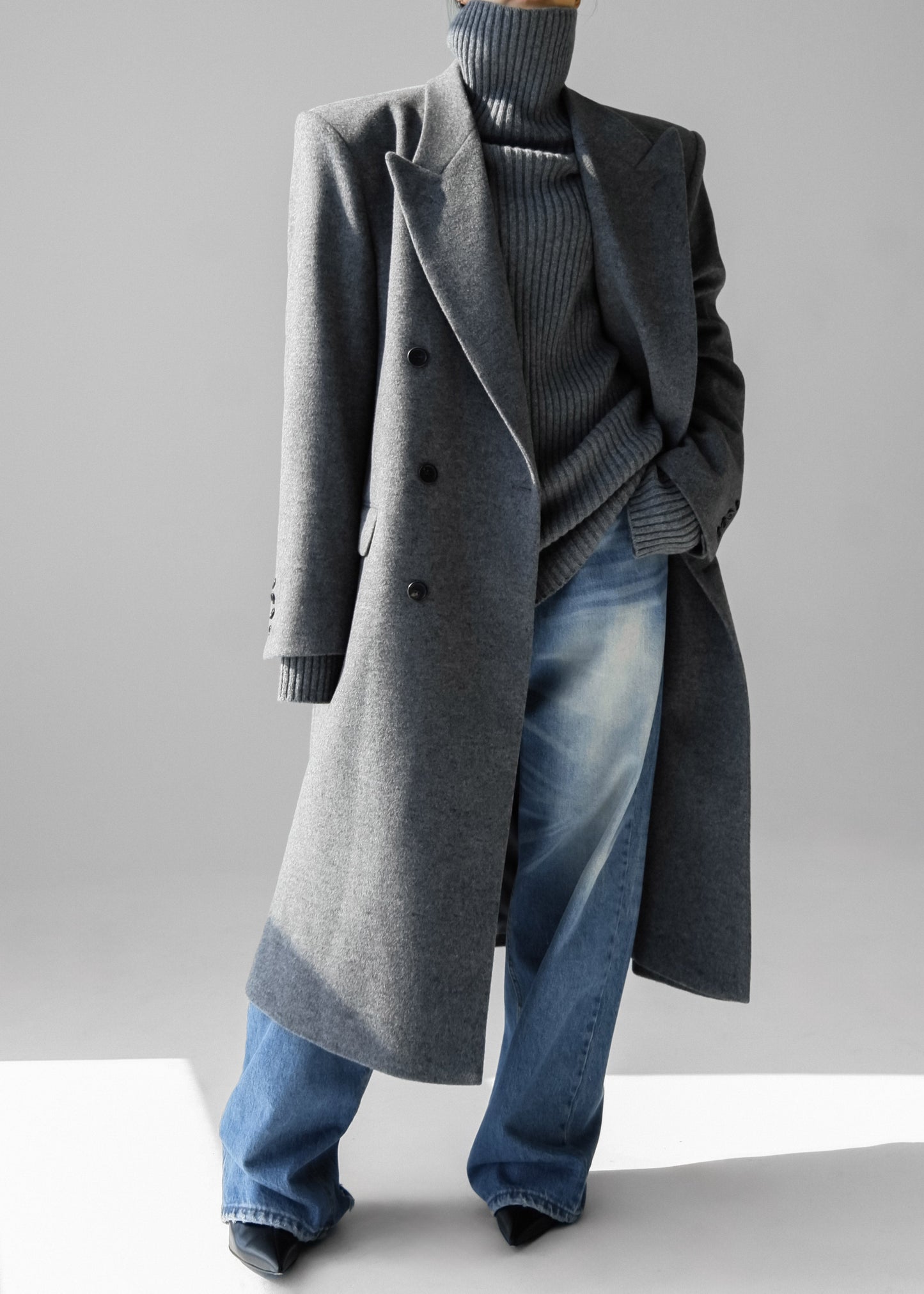 Birnam Wool Coat - Grey