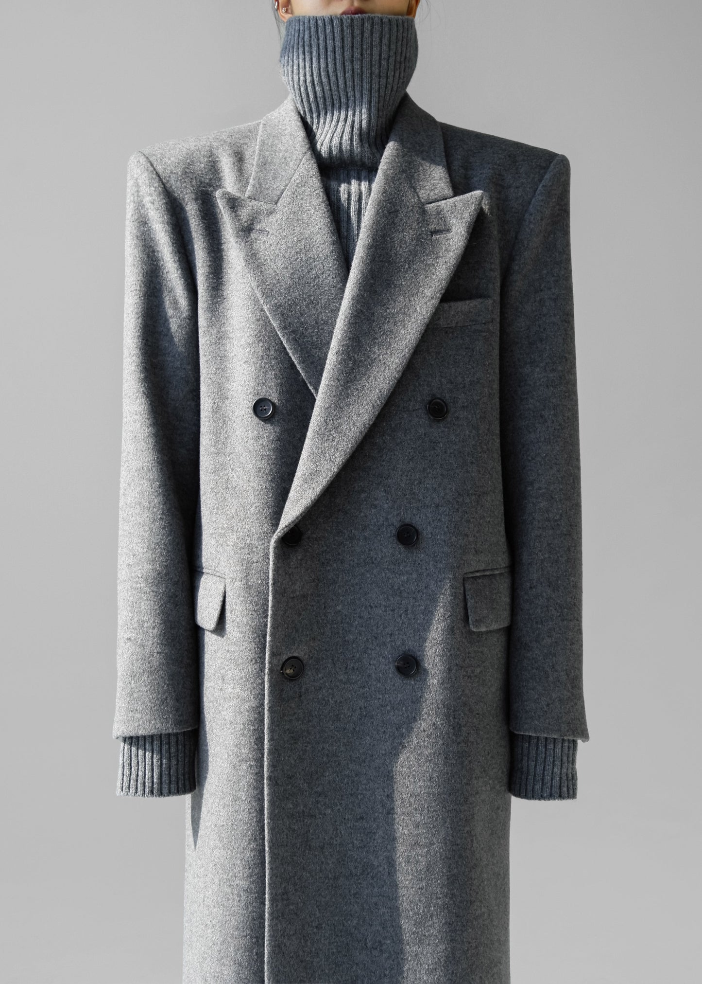 Birnam Wool Coat - Grey