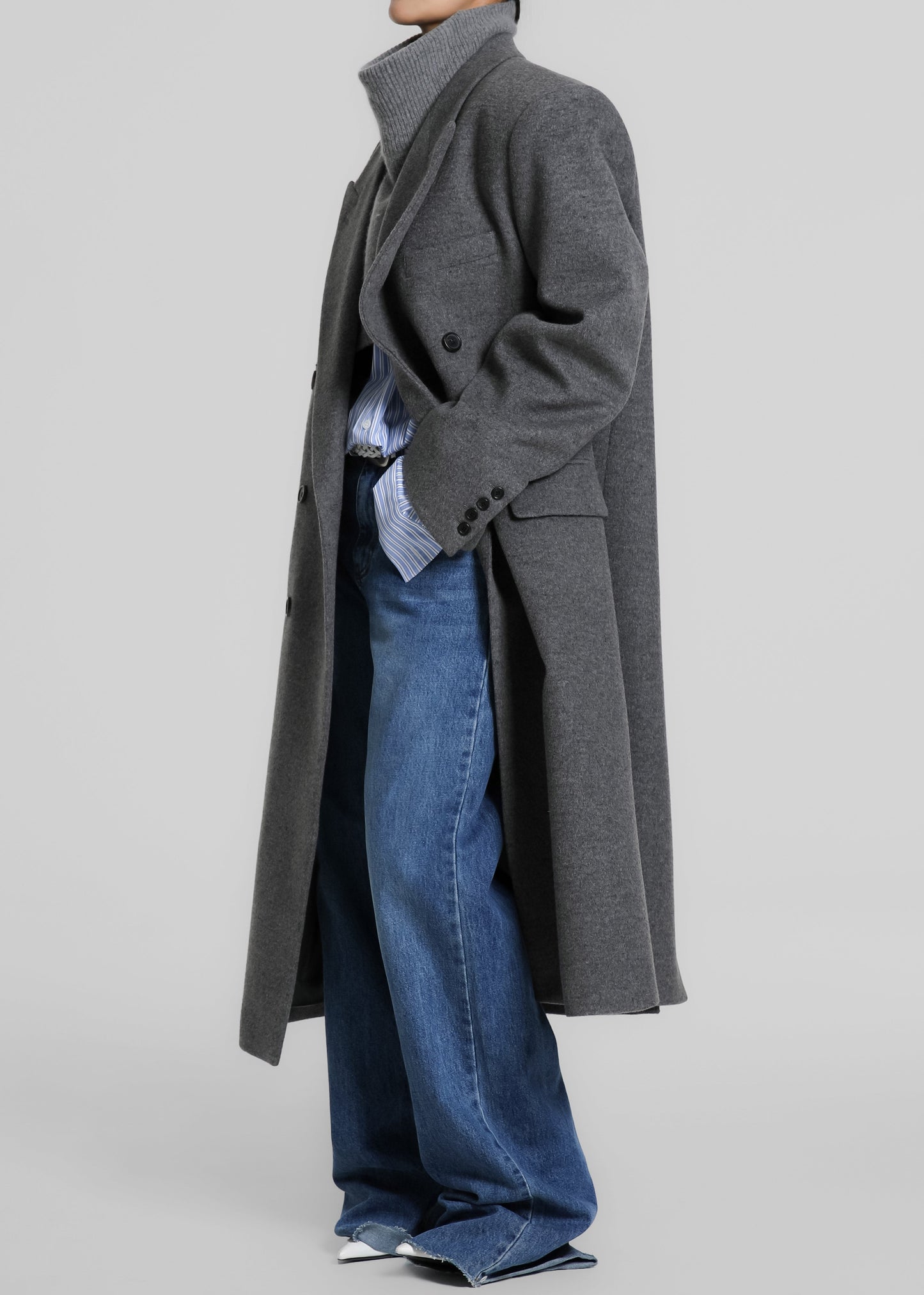 Birnam Wool Coat - Grey