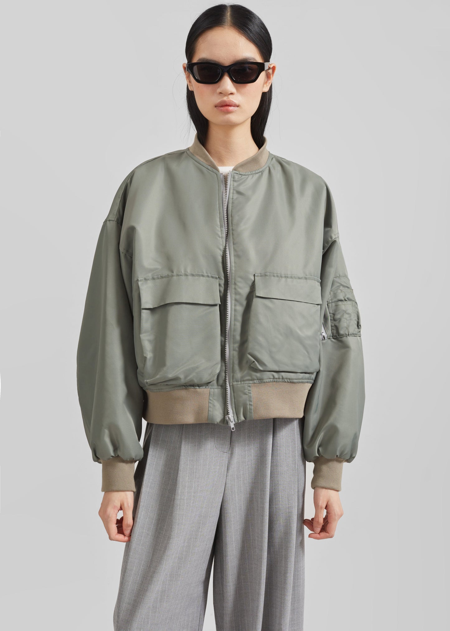 Blenham Bomber Jacket - Khaki