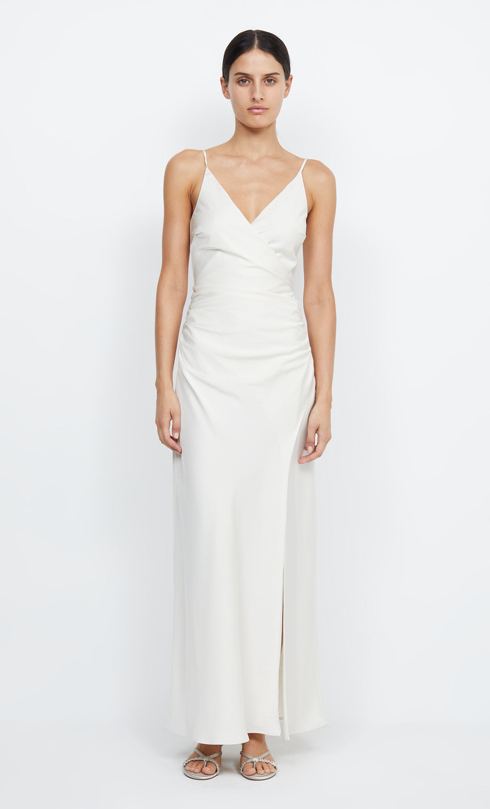 ETERNITY V MAXI DRESS - CREAM