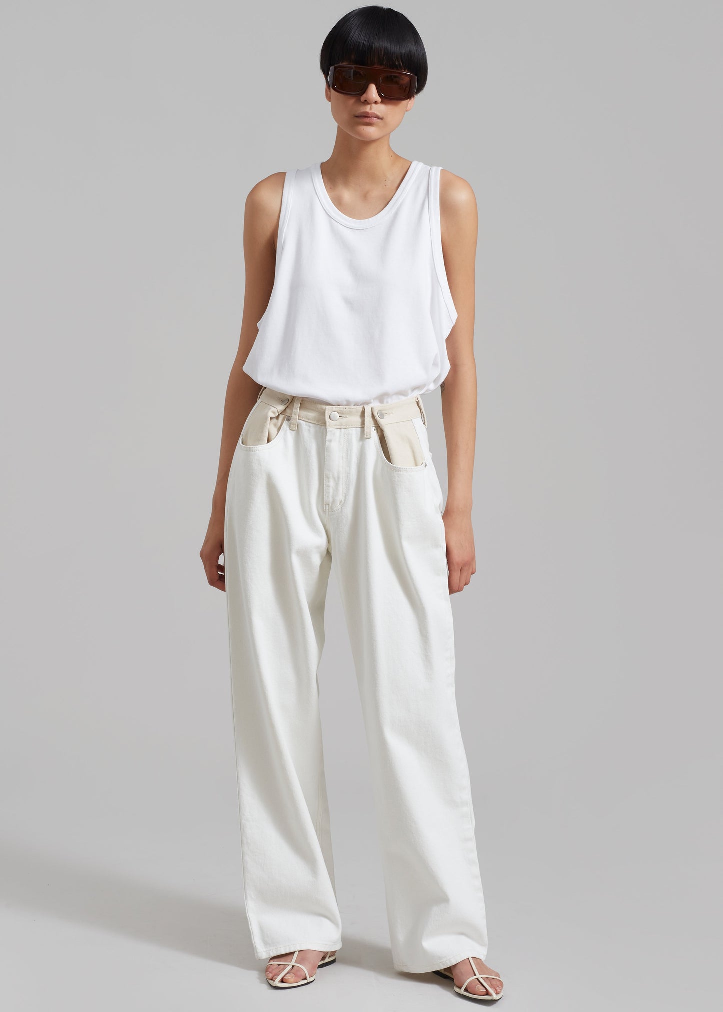 Briston Boxy Tank - White