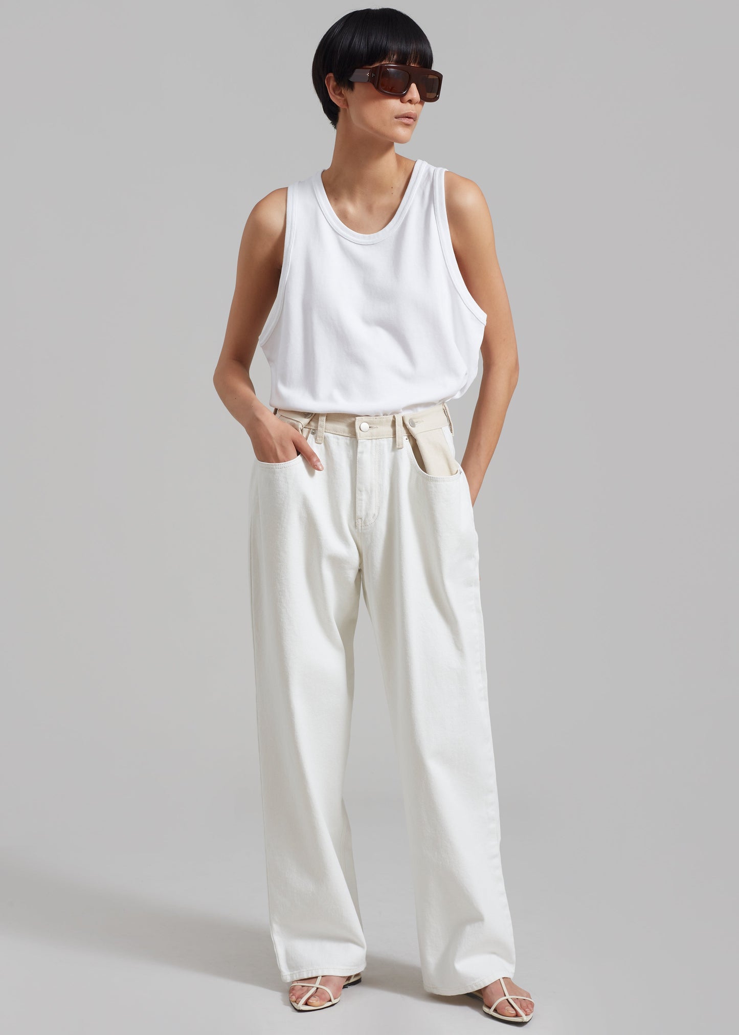 Briston Boxy Tank - White