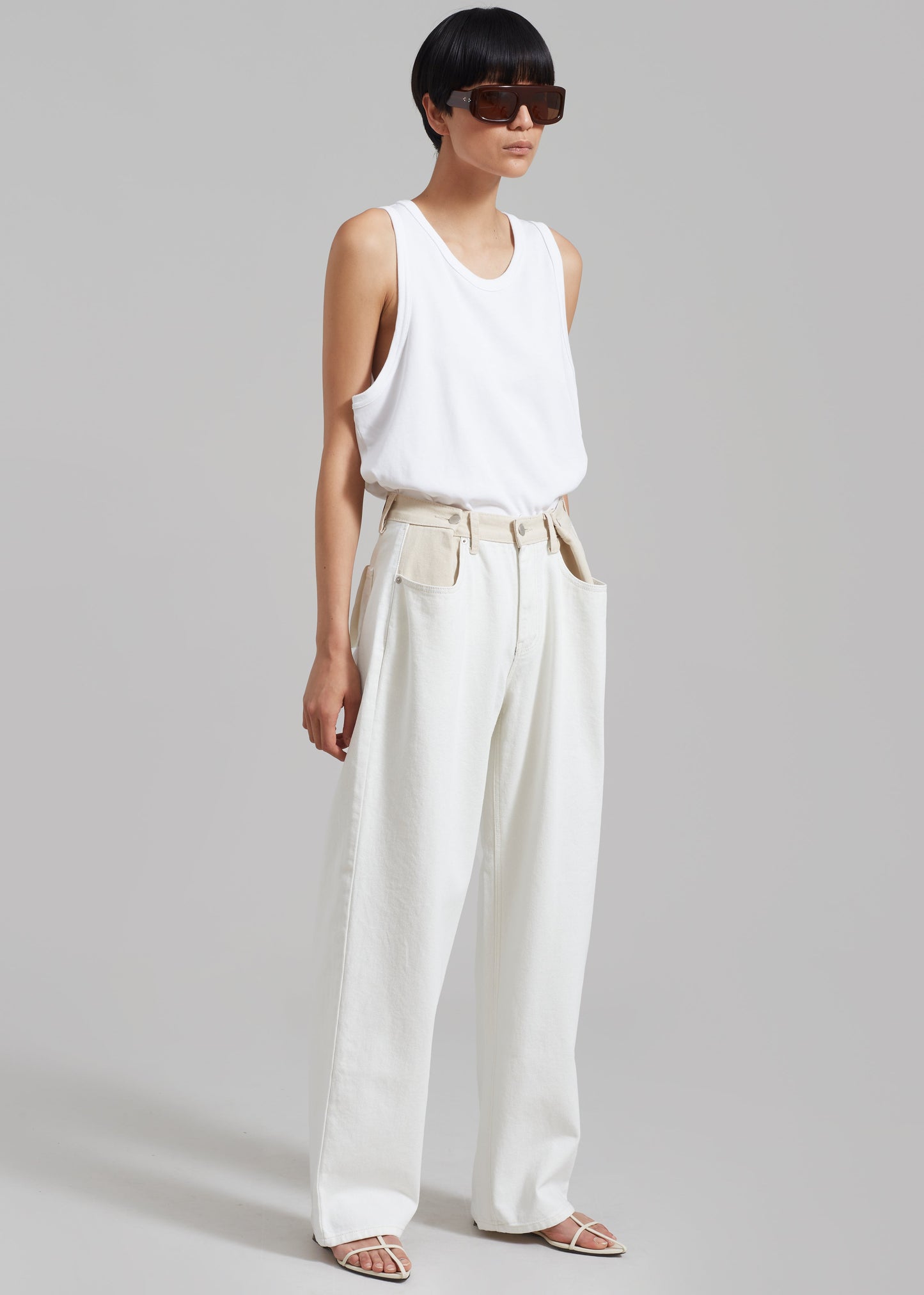 Briston Boxy Tank - White