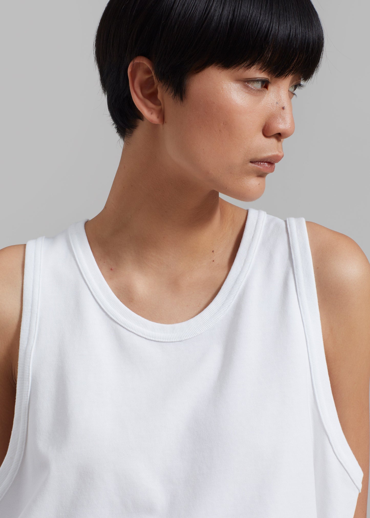 Briston Boxy Tank - White