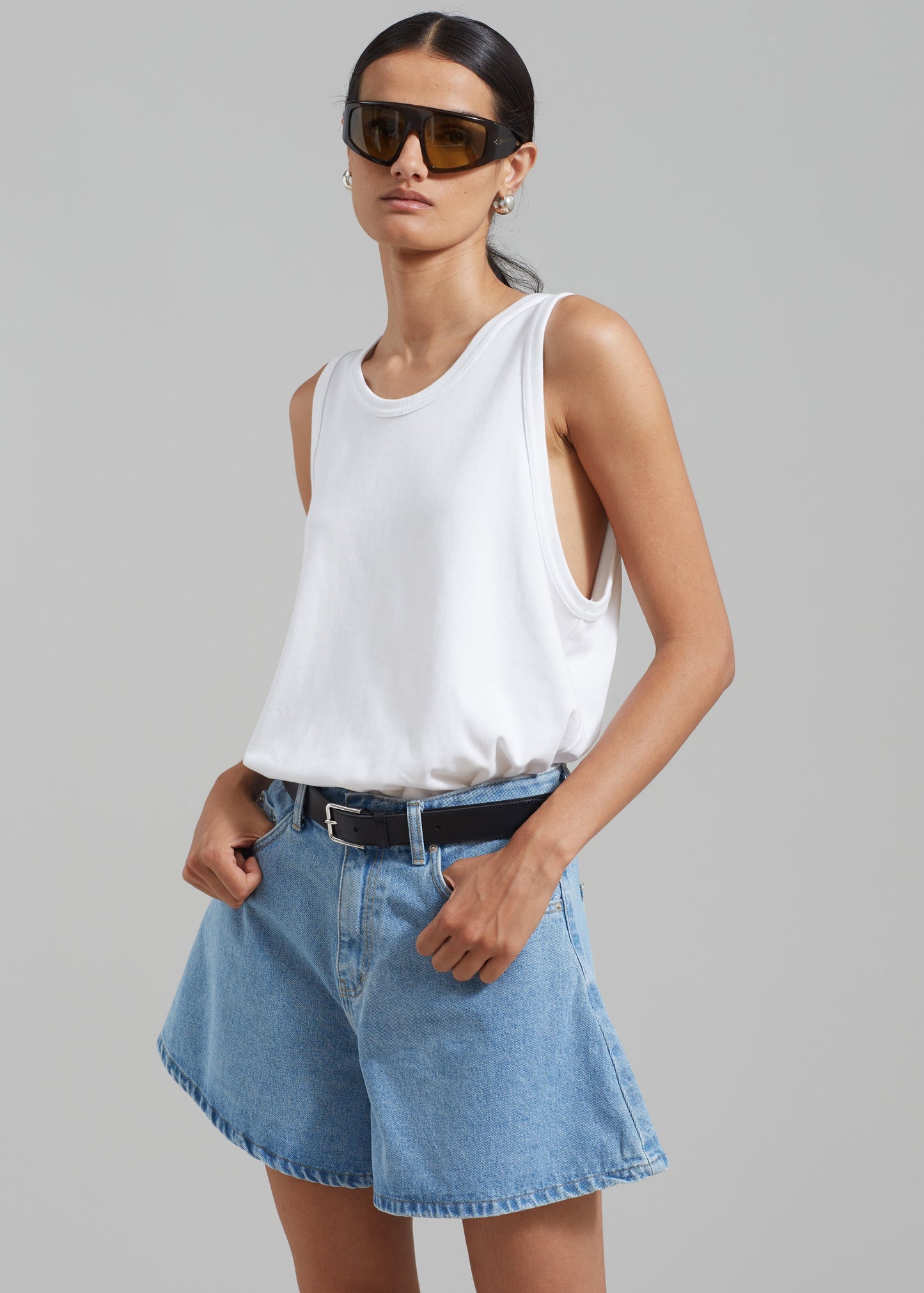 Briston Boxy Tank - White