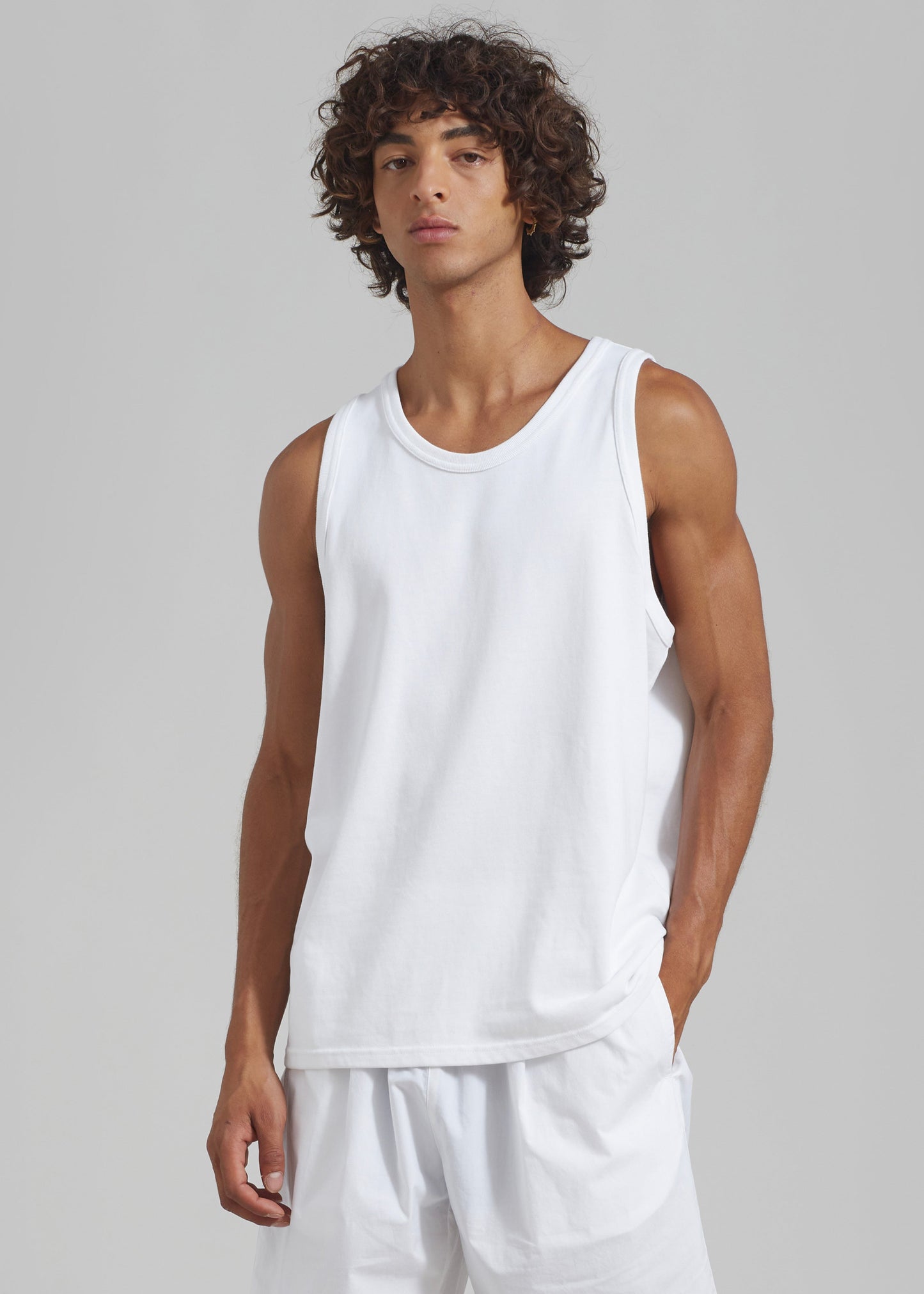 Briston Boxy Tank - White