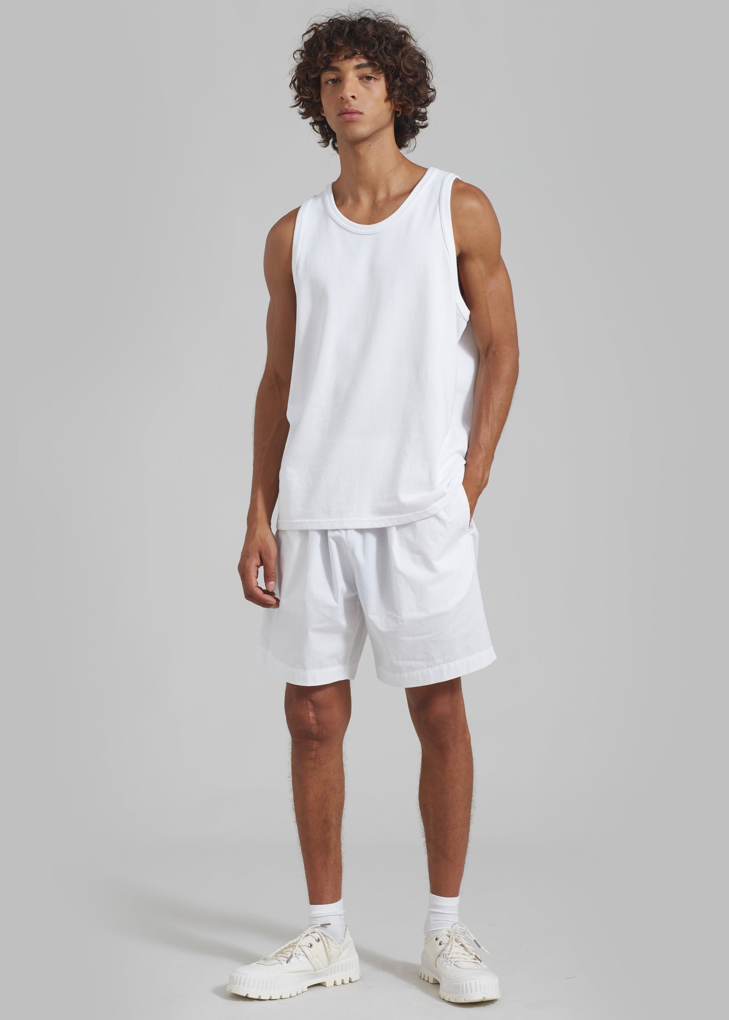 Briston Boxy Tank - White