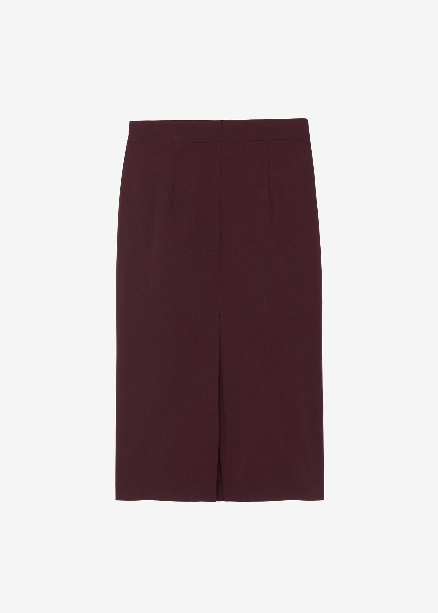 Brooklyn Midi Skirt - Burgundy