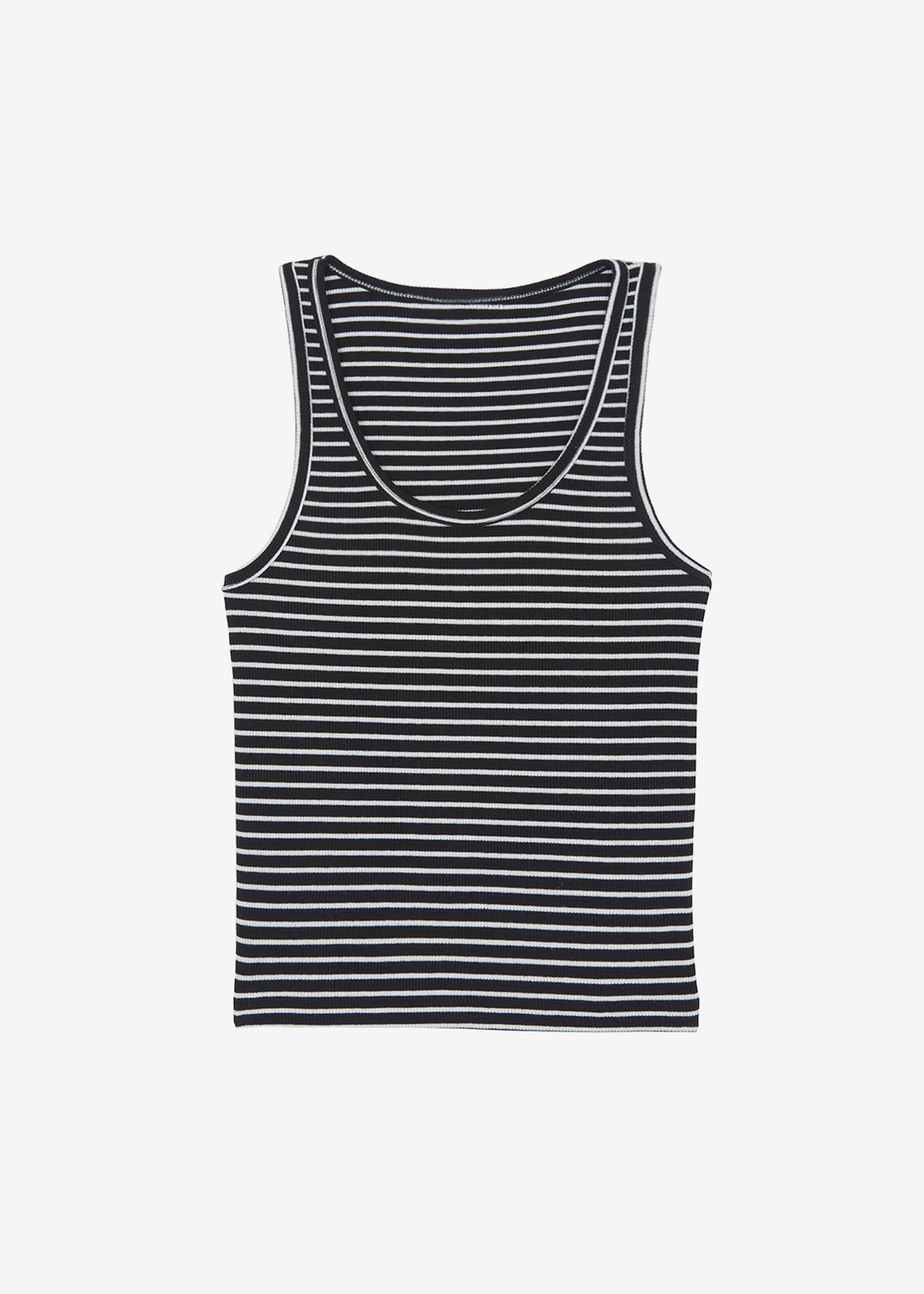 Bryn Tank Top - White Stripe