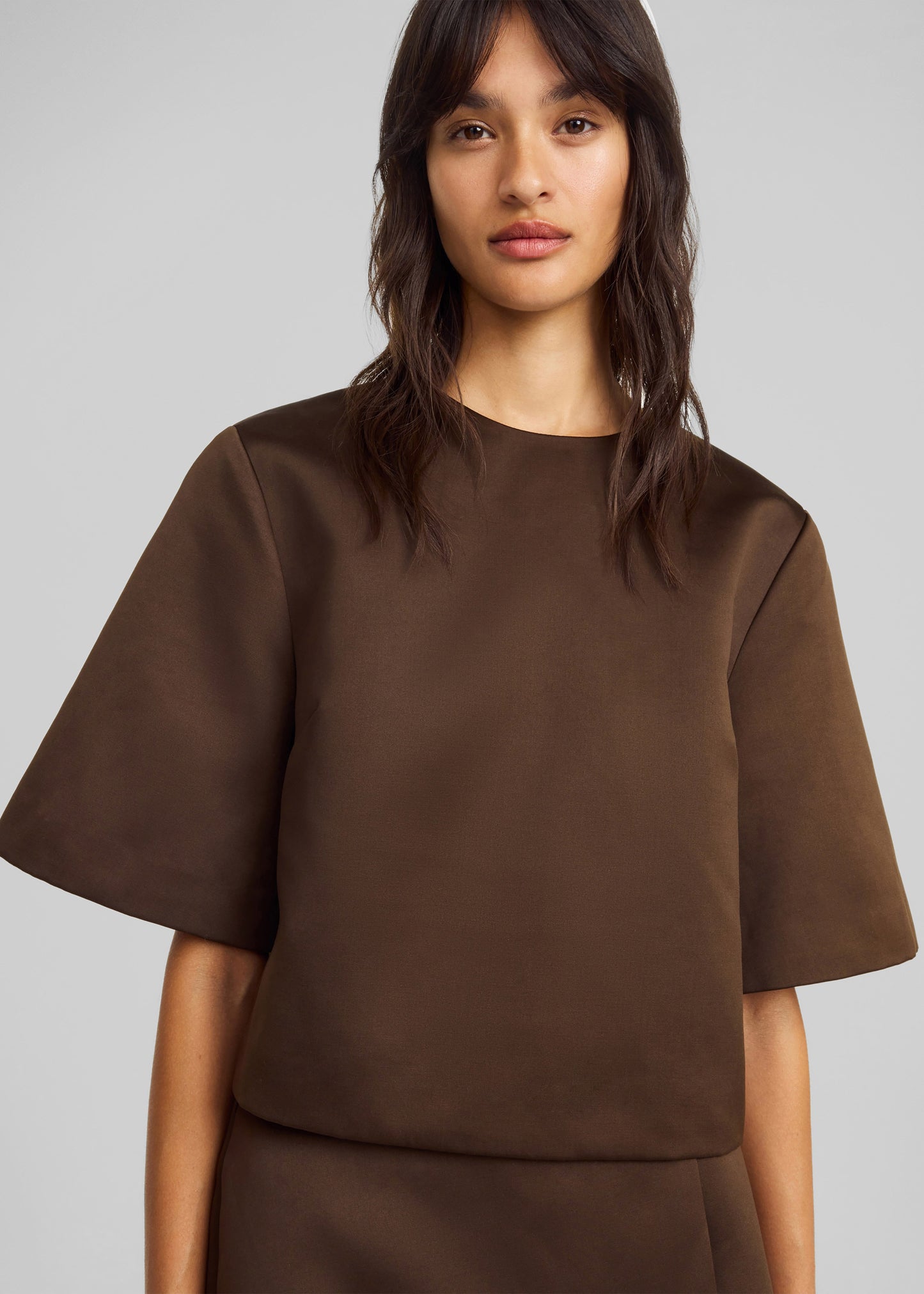 By Malene Birger Hania Top - Dark Mahogany