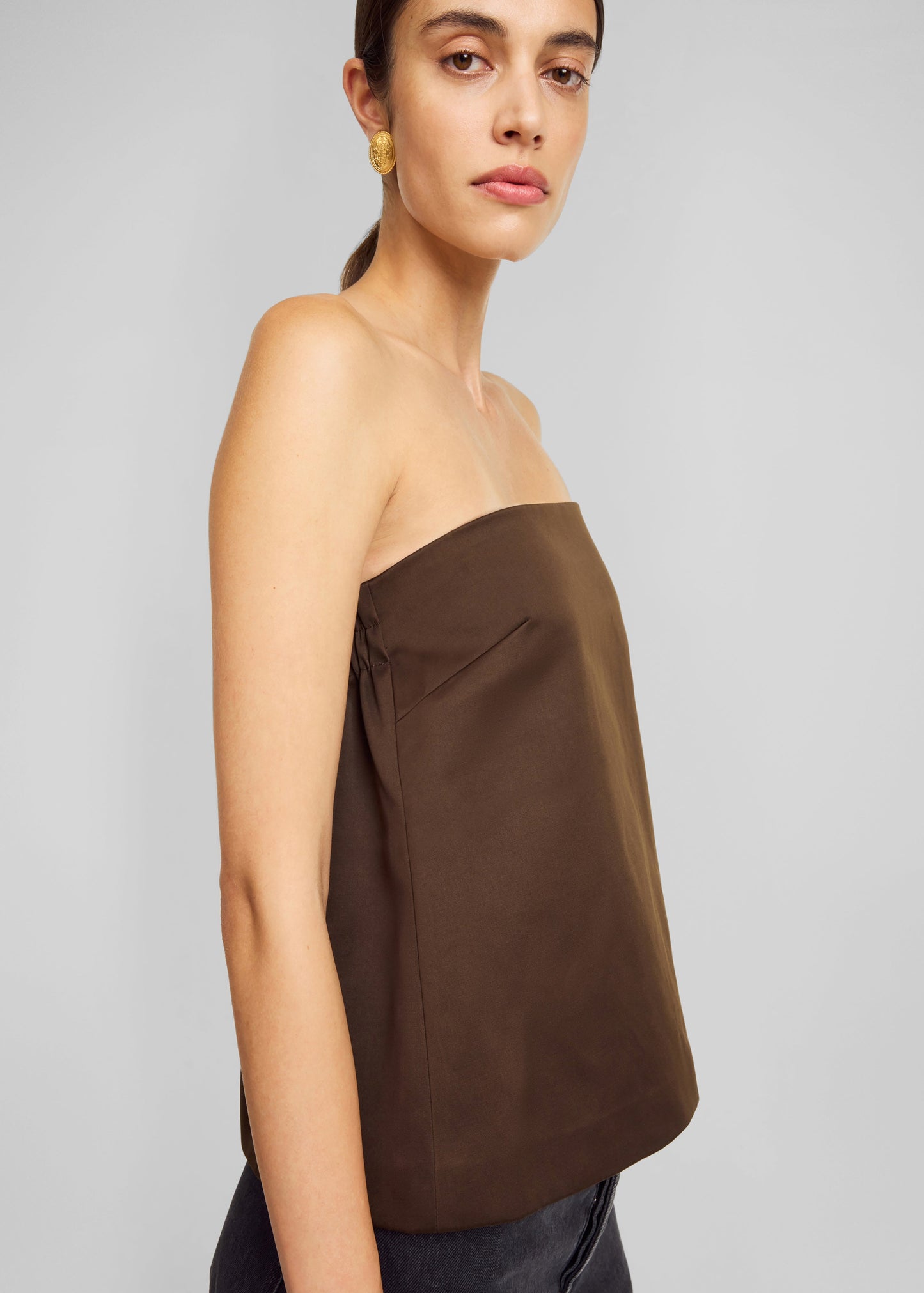 By Malene Birger Hermie Top - Dark Mahogany