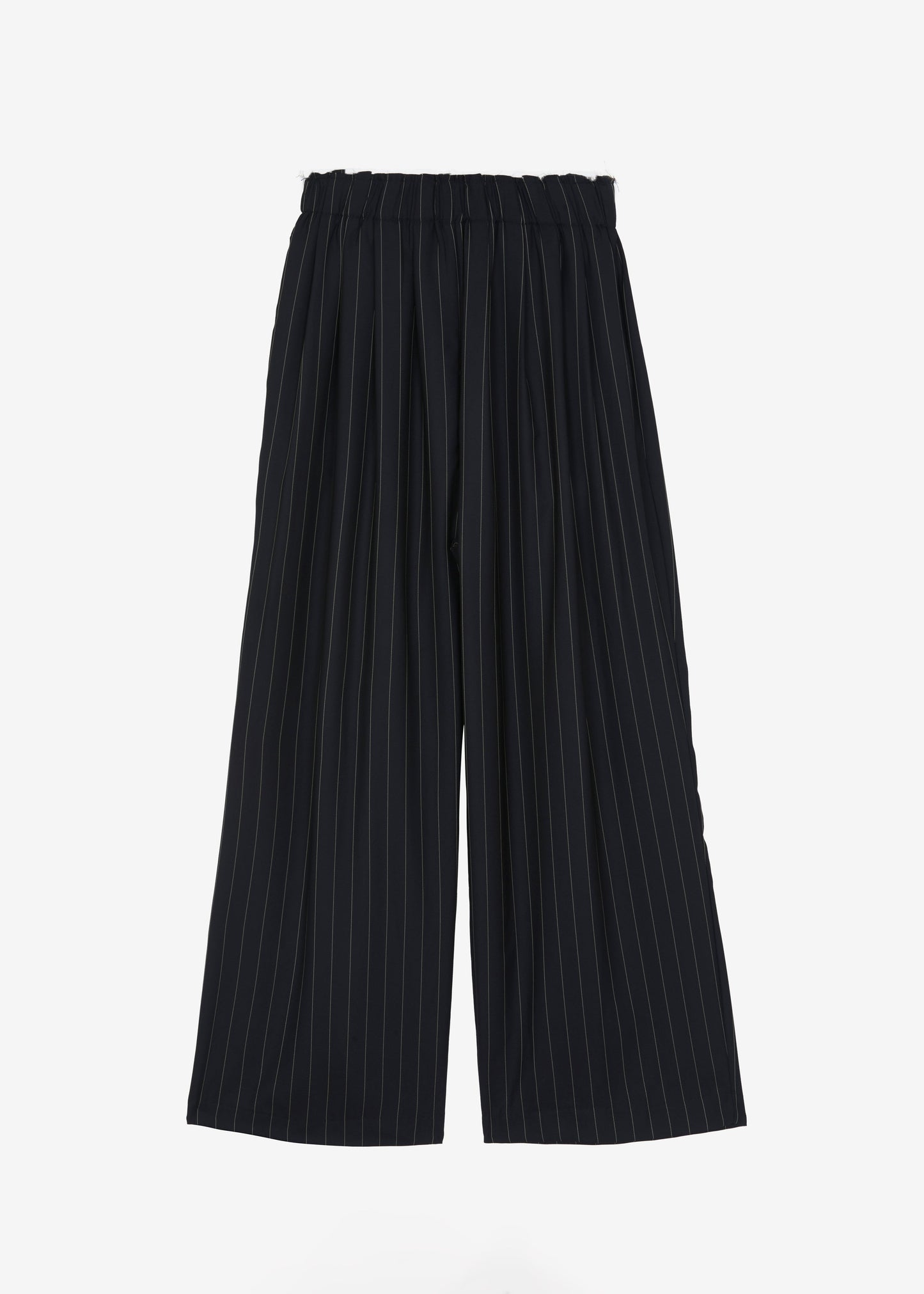 Caden Boxer Trousers - Black/White Pinstripe