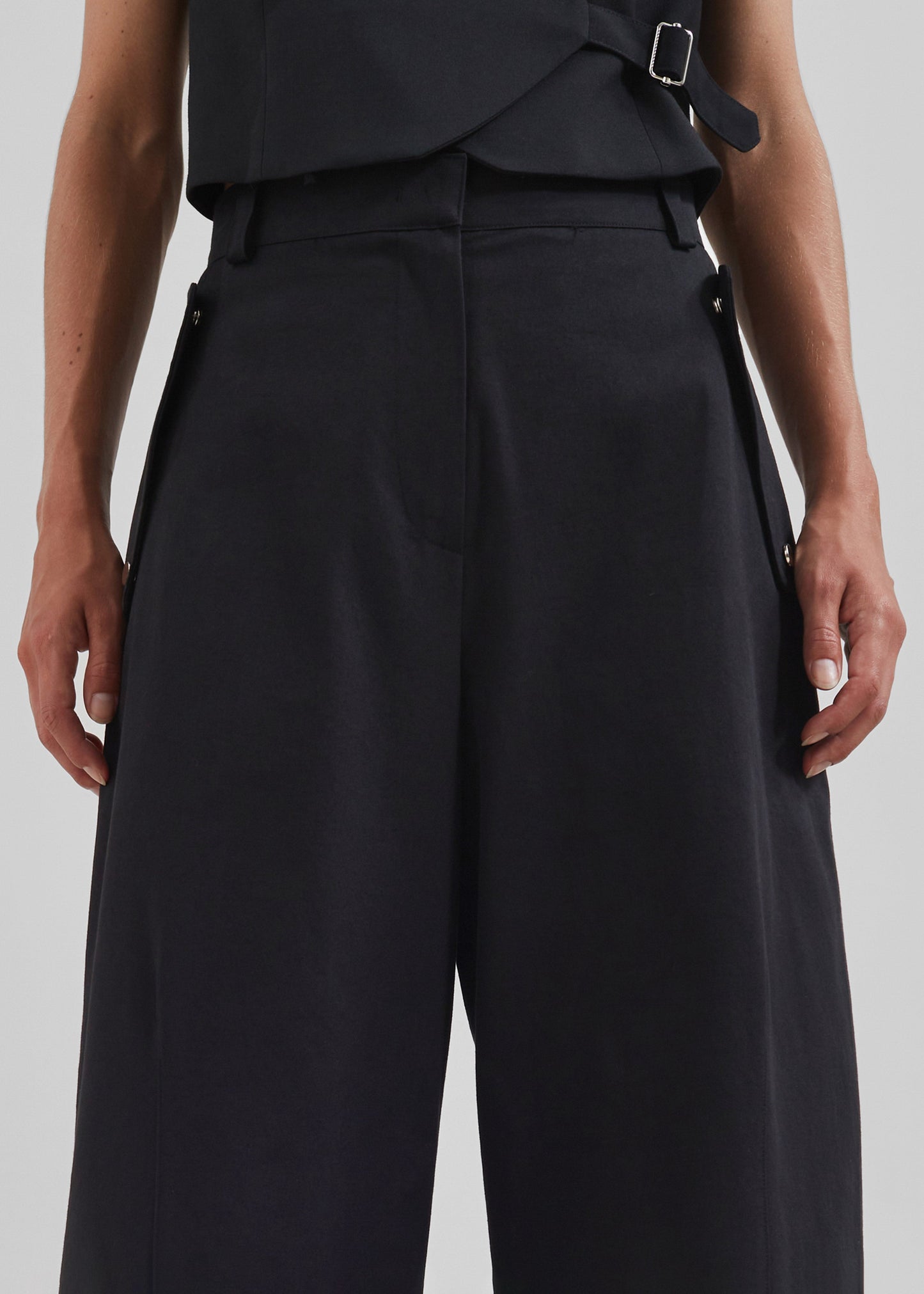 Calix Wide Leg Pants - Black