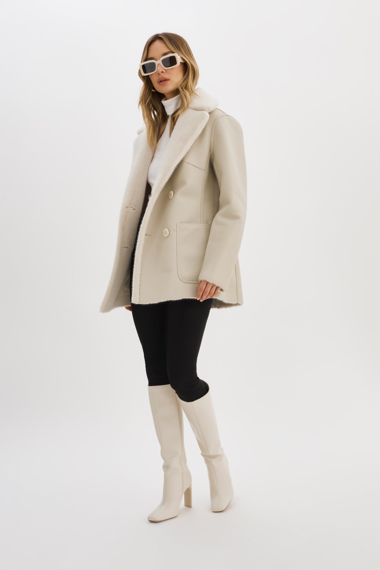 CAMILLE | Faux Shearling Reversible Coat