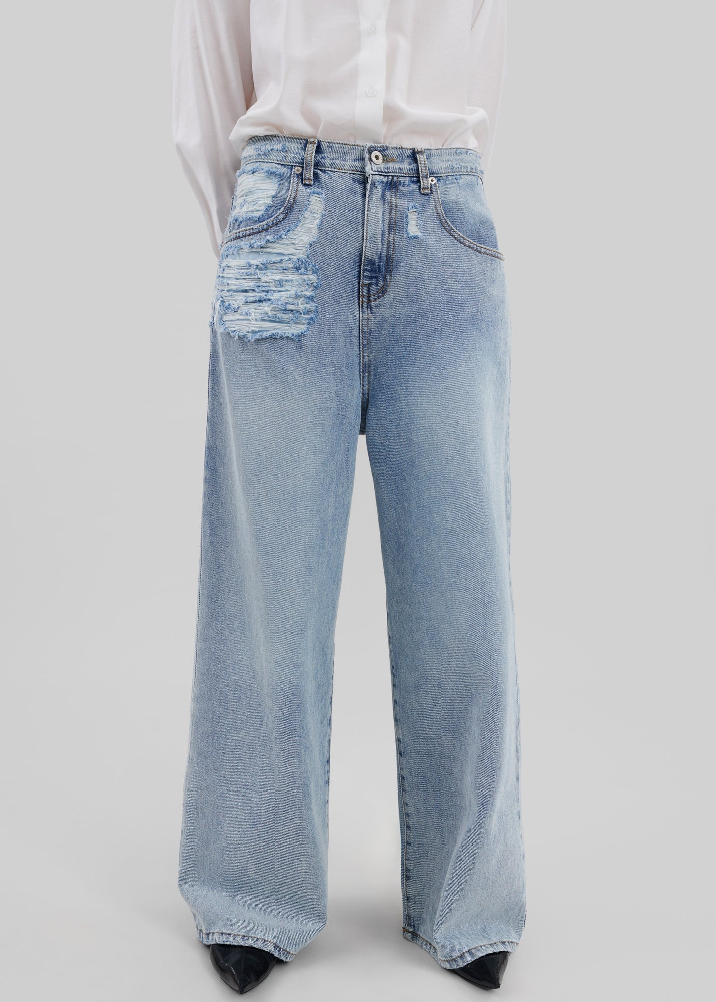 Ceres Ripped Jeans - Worn Wash