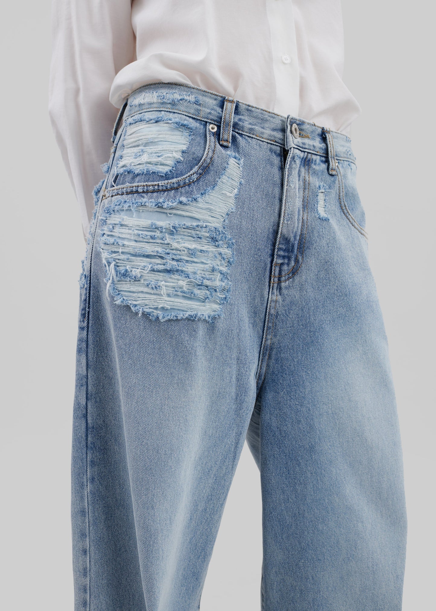 Ceres Ripped Jeans - Worn Wash