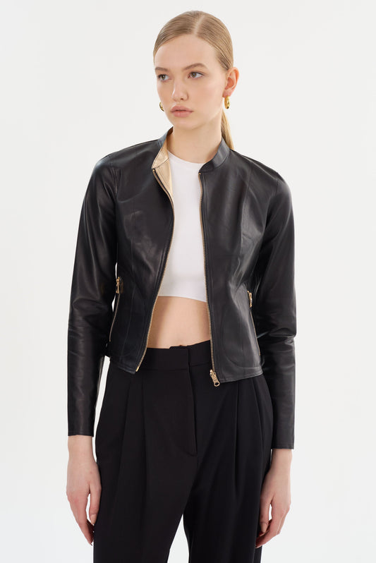 CHAPIN | Reversible Leather Bomber