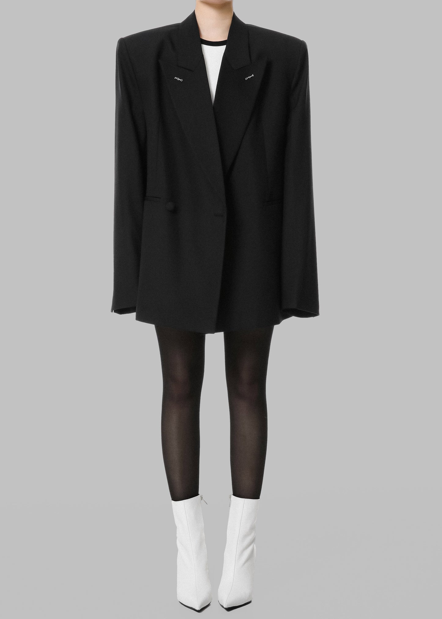 Cheyenne Padded Blazer - Black