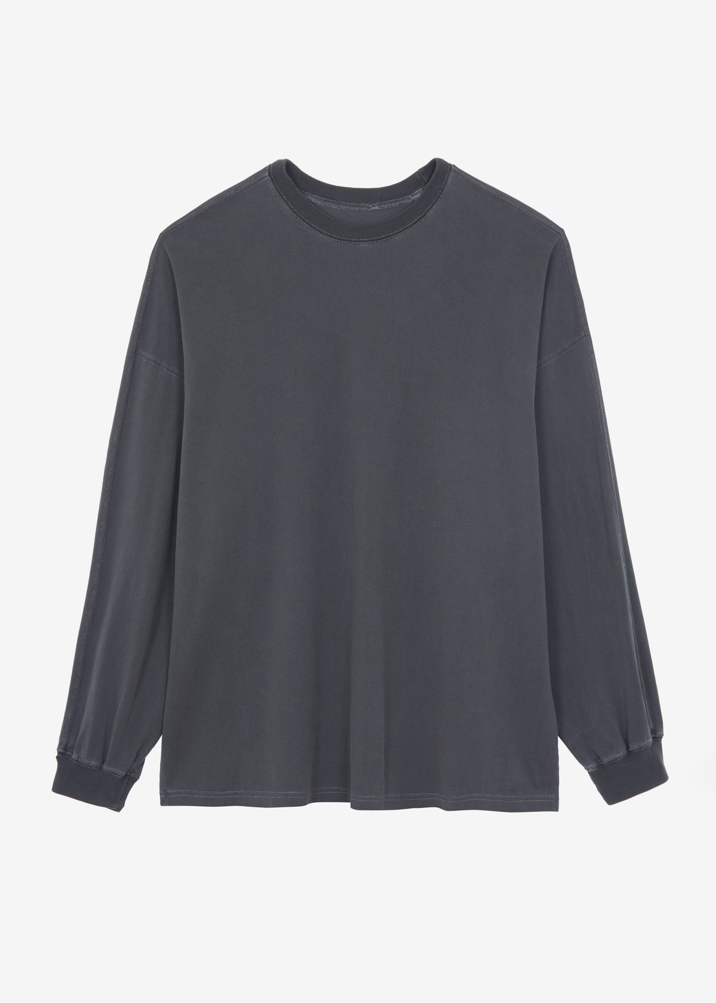 Collins Long Sleeve Tee - Charcoal