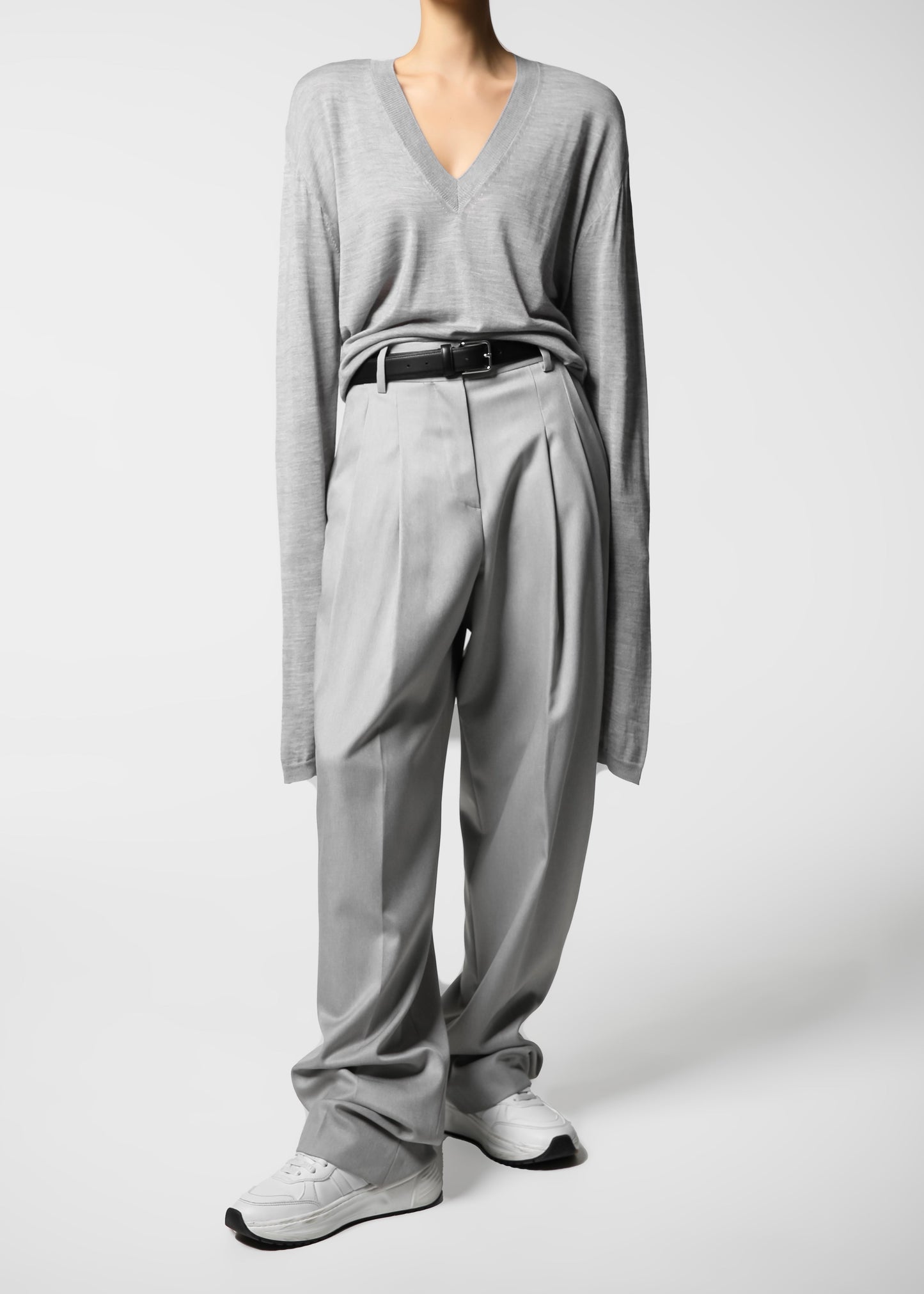 Cooper Pintuck Trousers - Grey