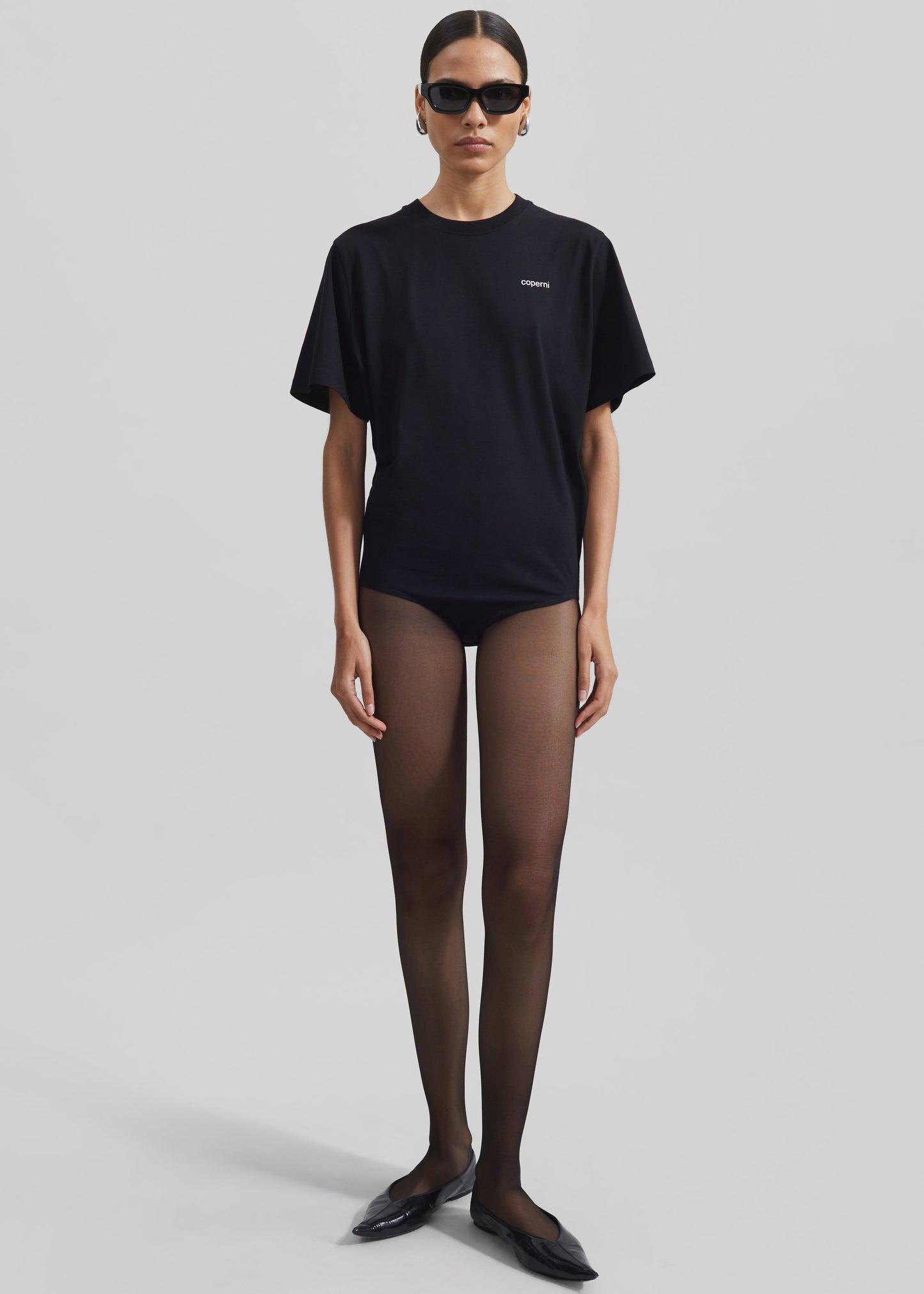 Coperni T-Shirt Bodysuit - Black