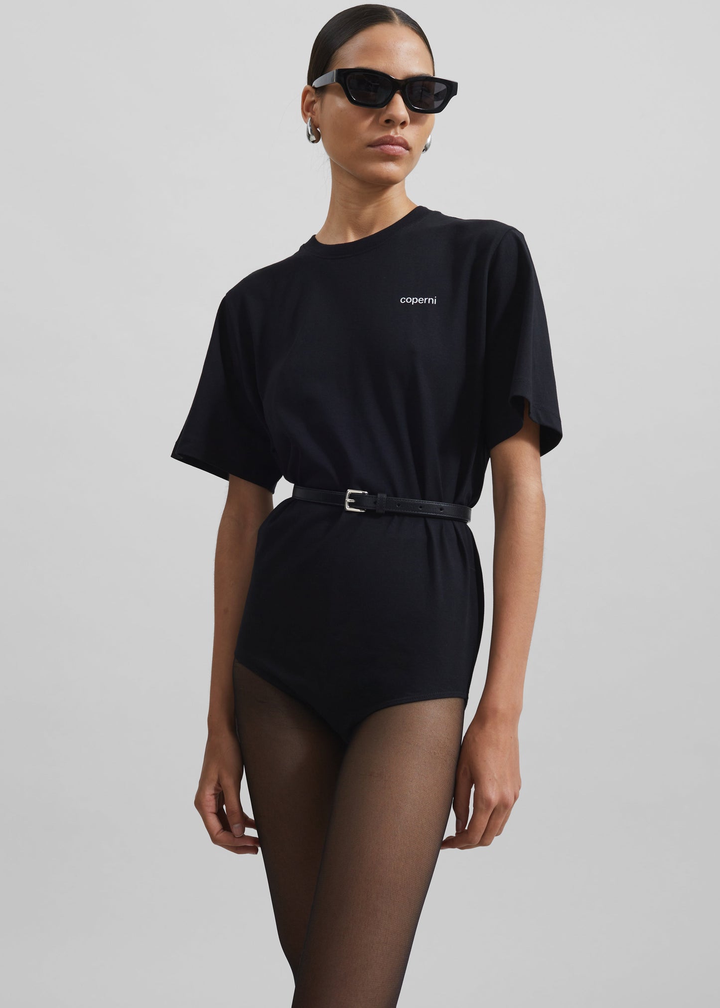 Coperni T-Shirt Bodysuit - Black