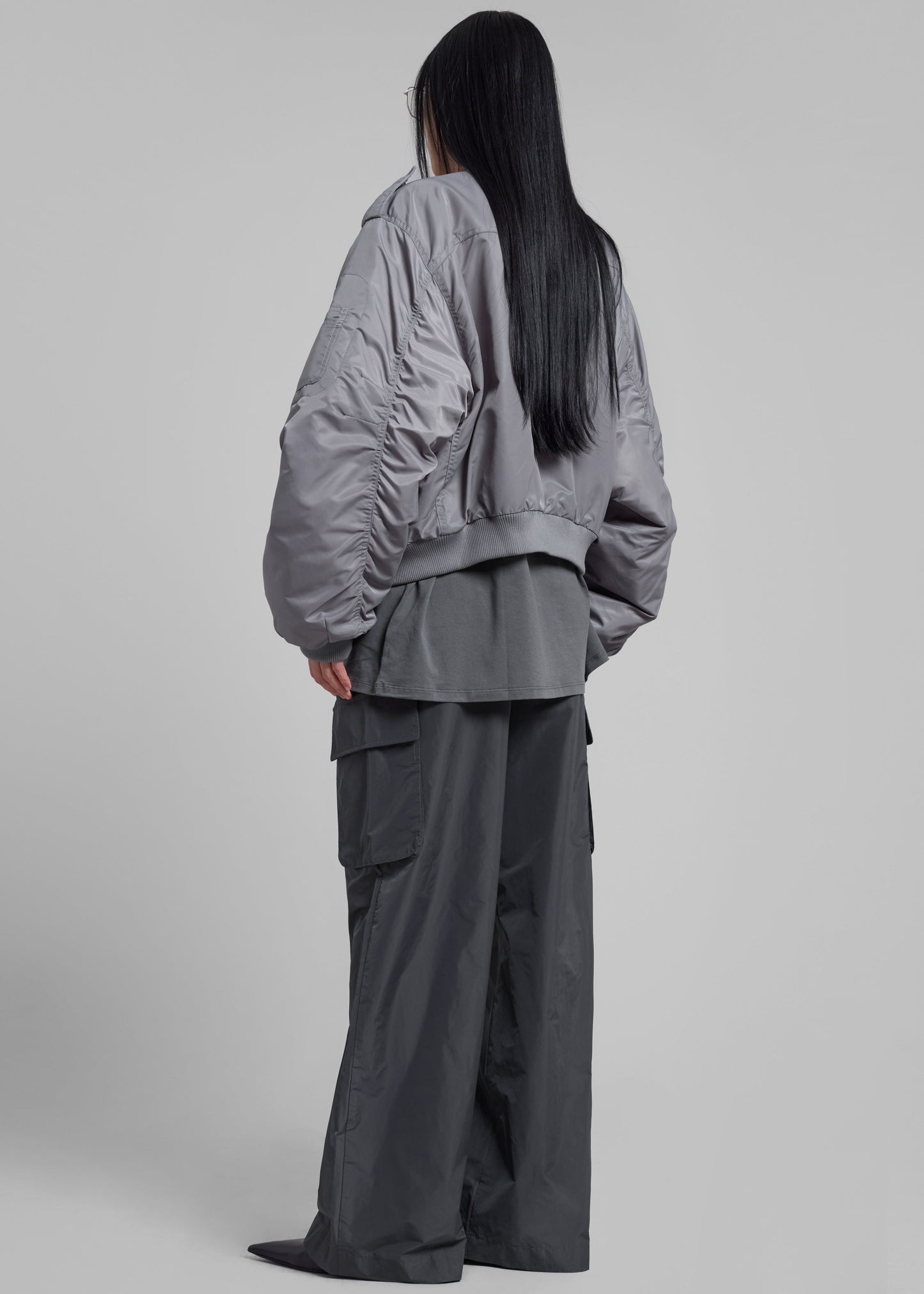 Dalva Bomber Jacket - Light Grey