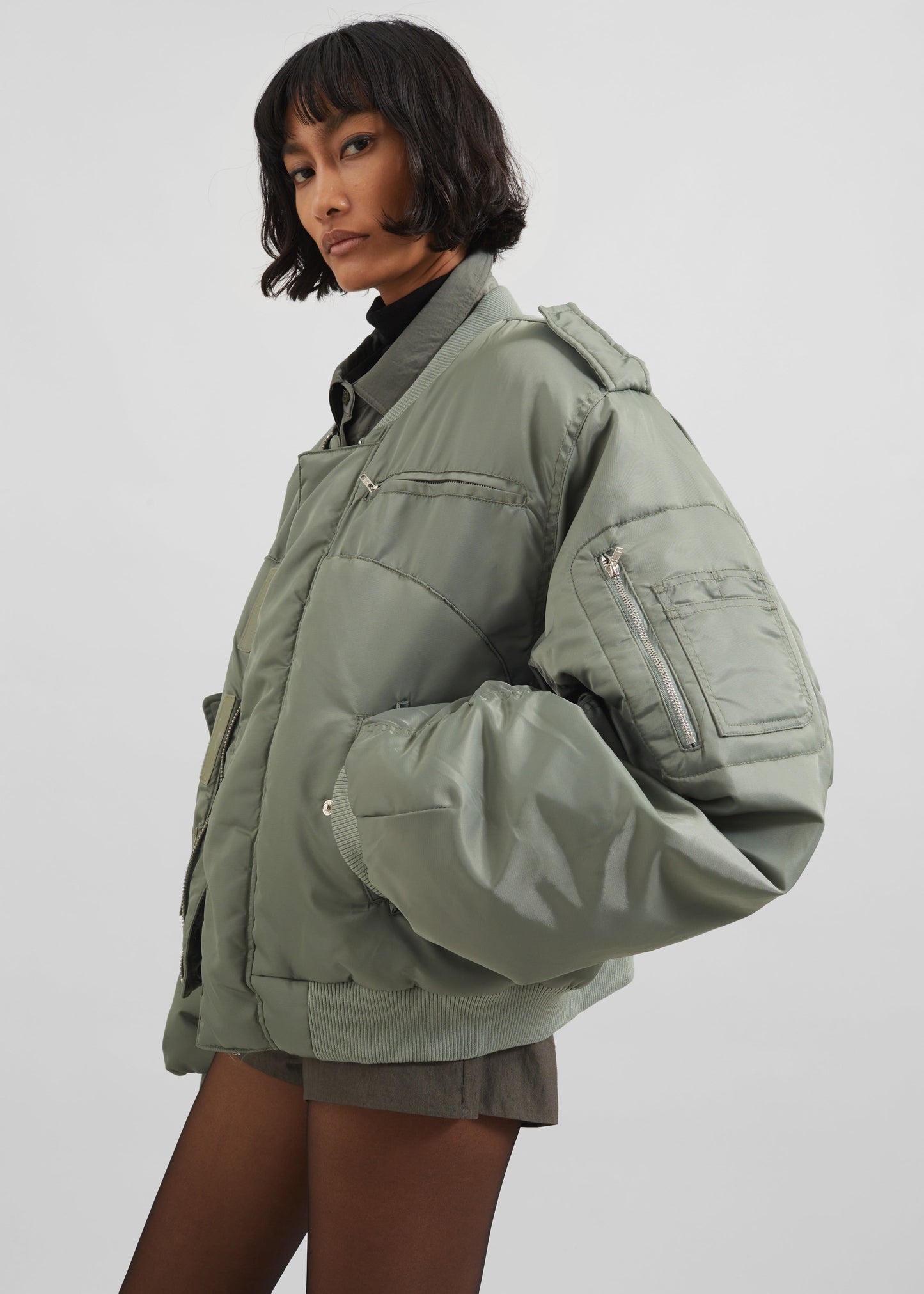 Dalva Bomber Jacket - Sage