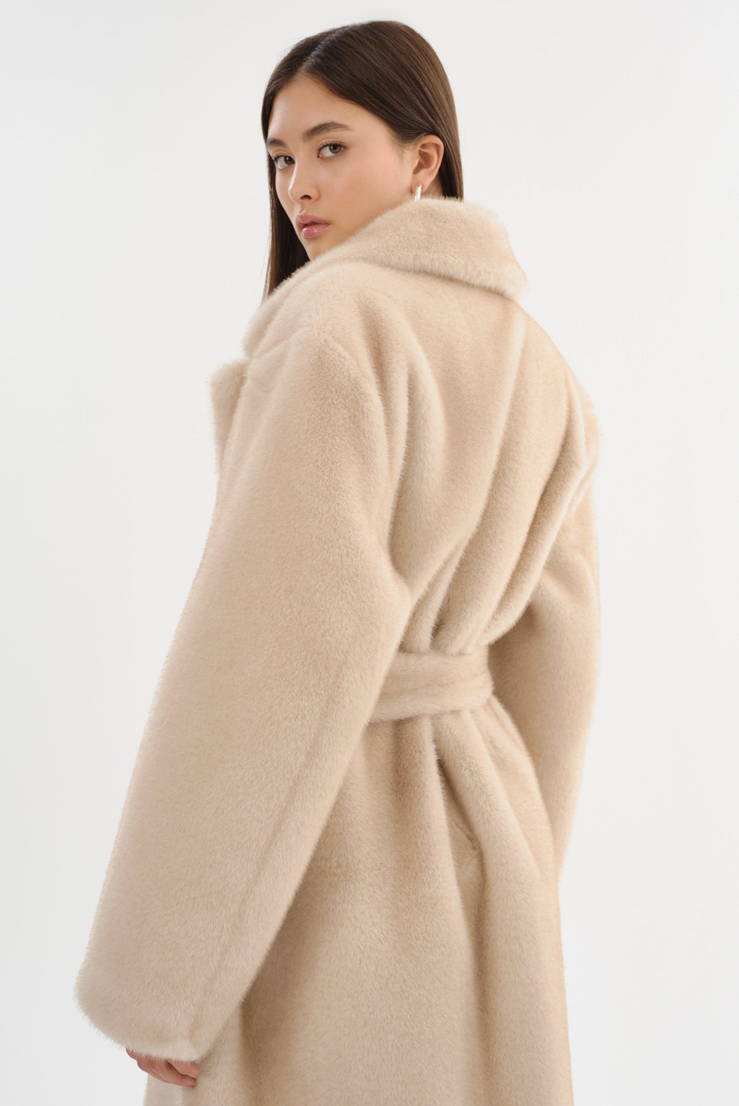 DARELLE | Faux Fur Maxi Coat